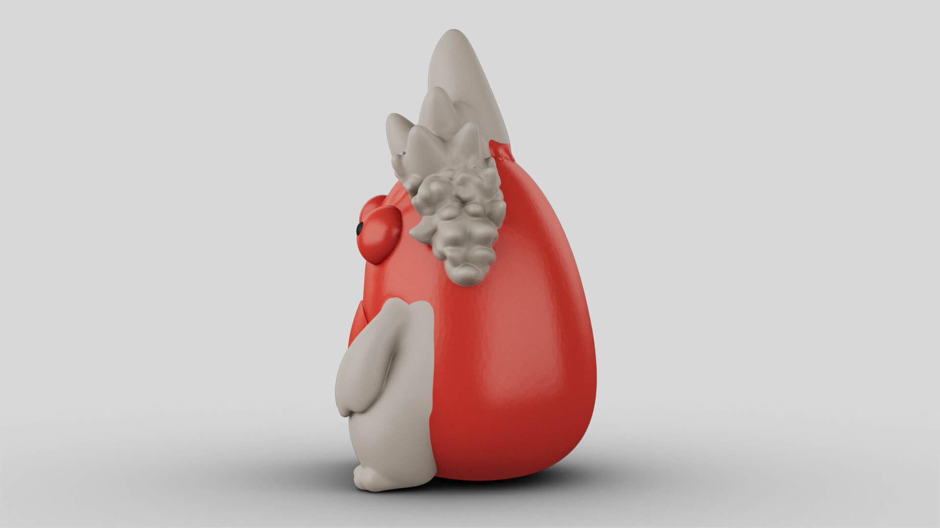 Toy - Coral Puffling - 3D Model 3D Model