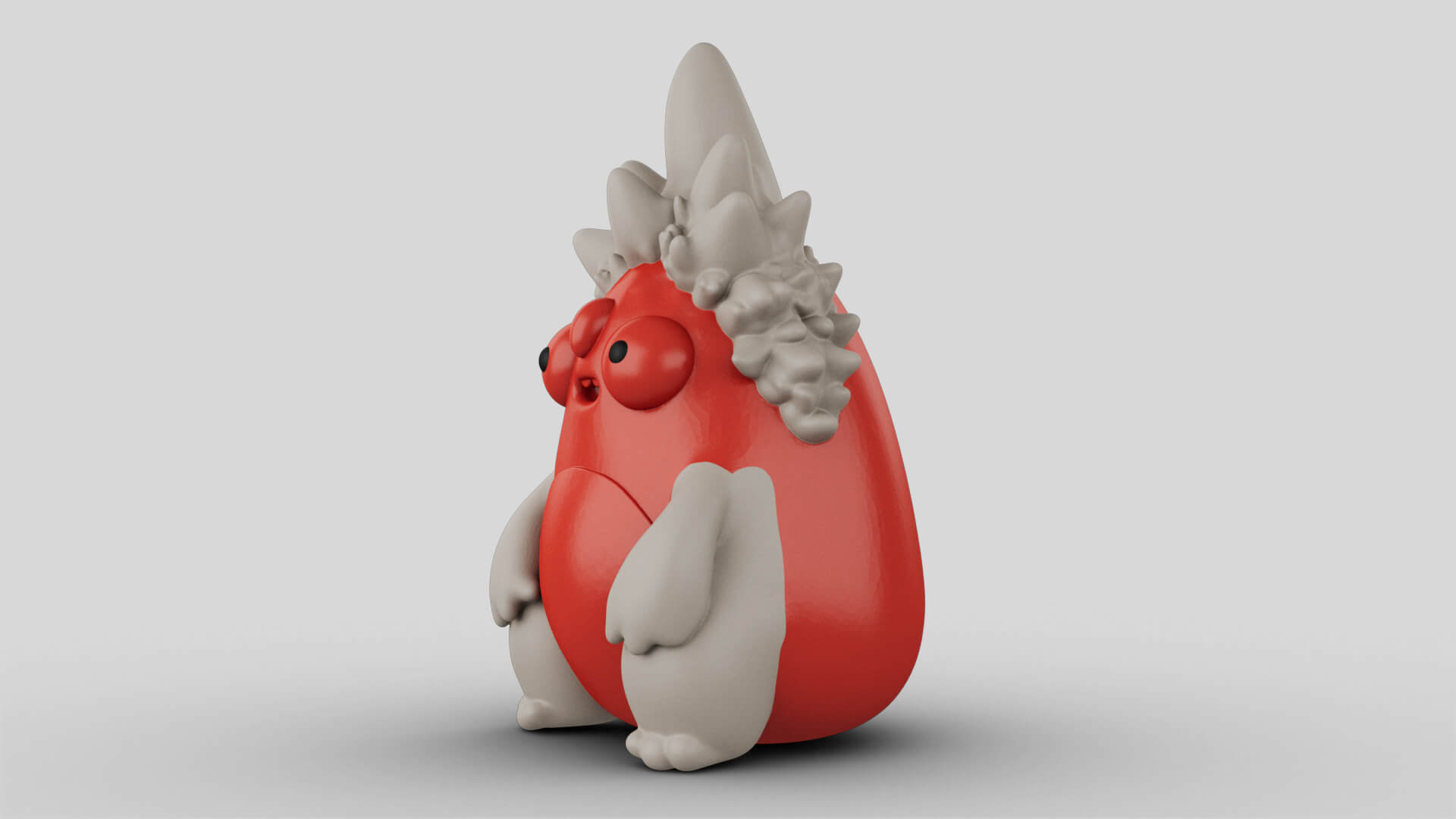 Toy - Coral Puffling - 3D Model 3D Model