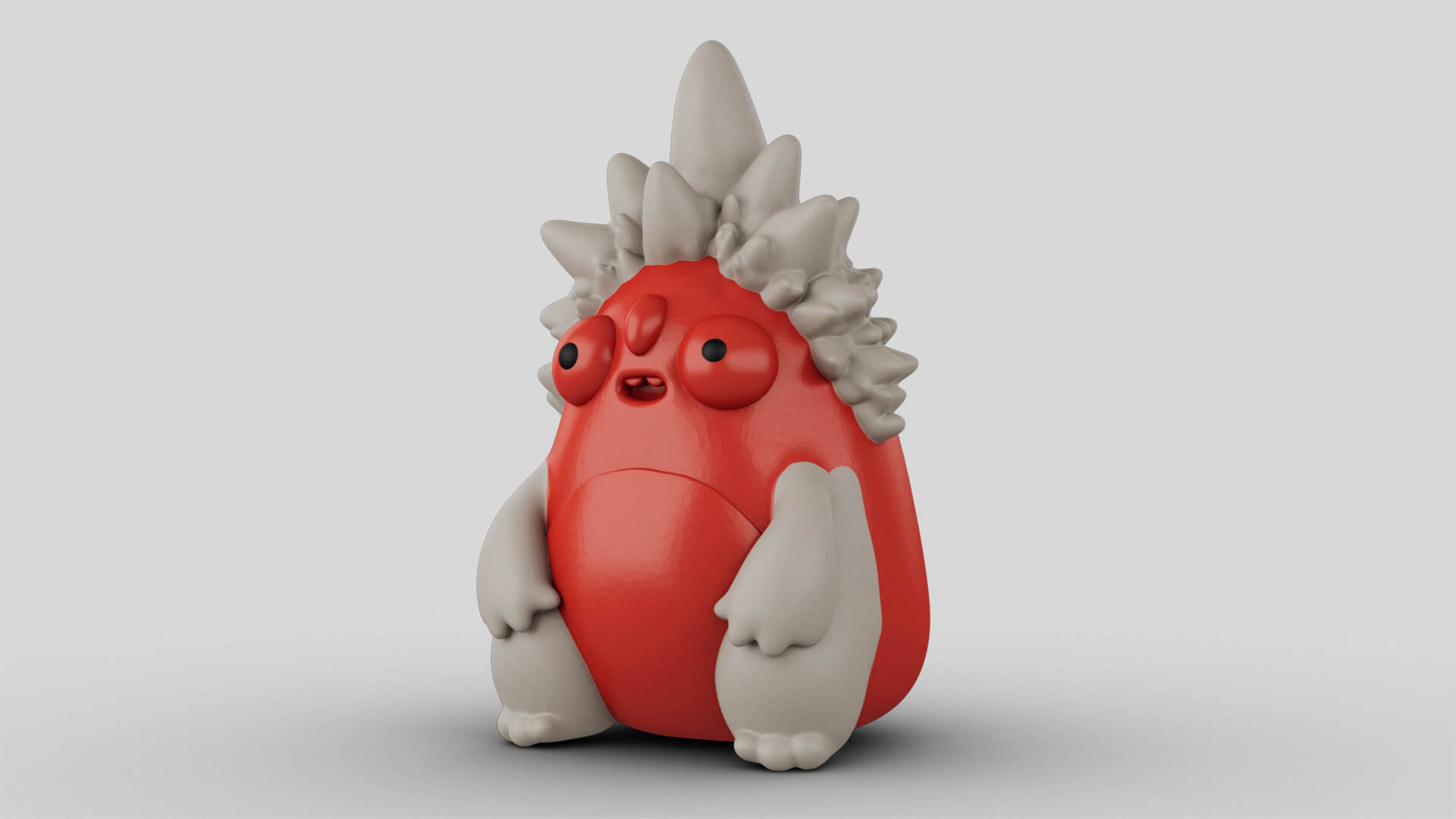 Toy - Coral Puffling - 3D Model 3D Model