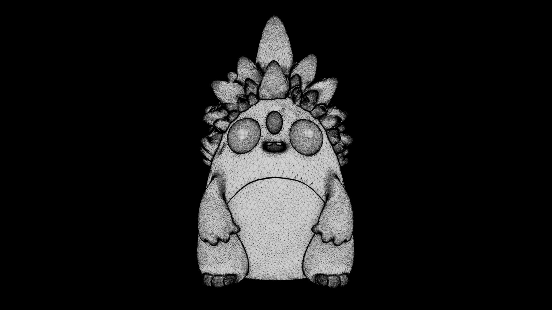 Toy - Coral Puffling - 3D Model 3D Model