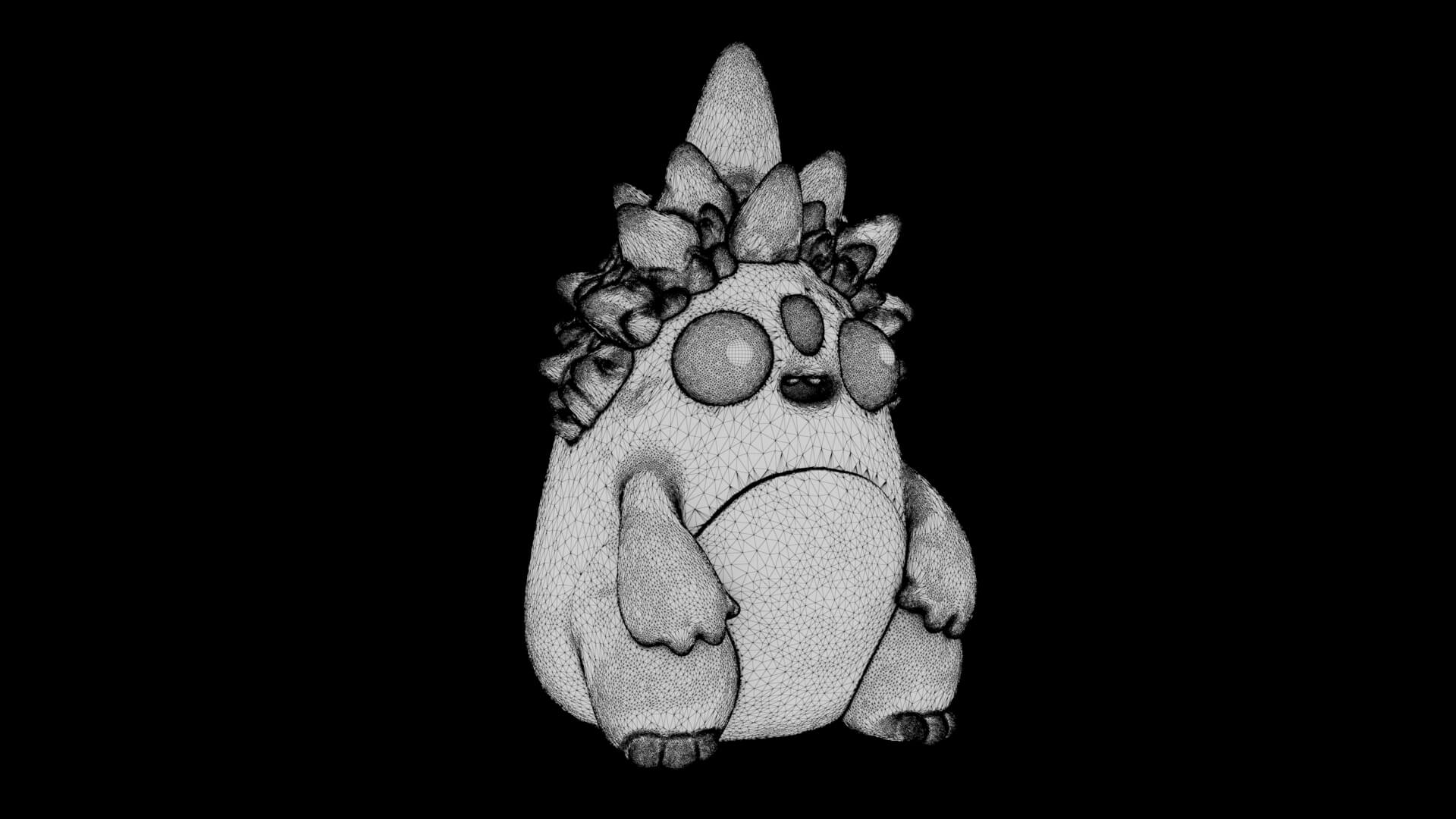 Toy - Coral Puffling - 3D Model 3D Model