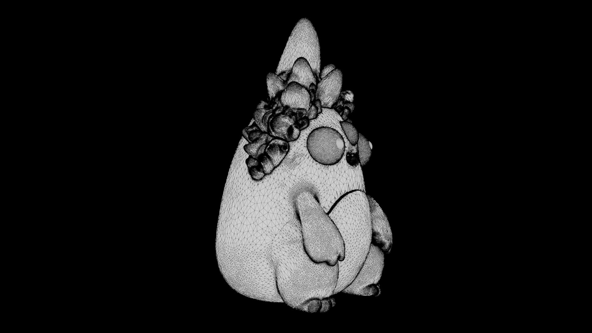 Toy - Coral Puffling - 3D Model 3D Model
