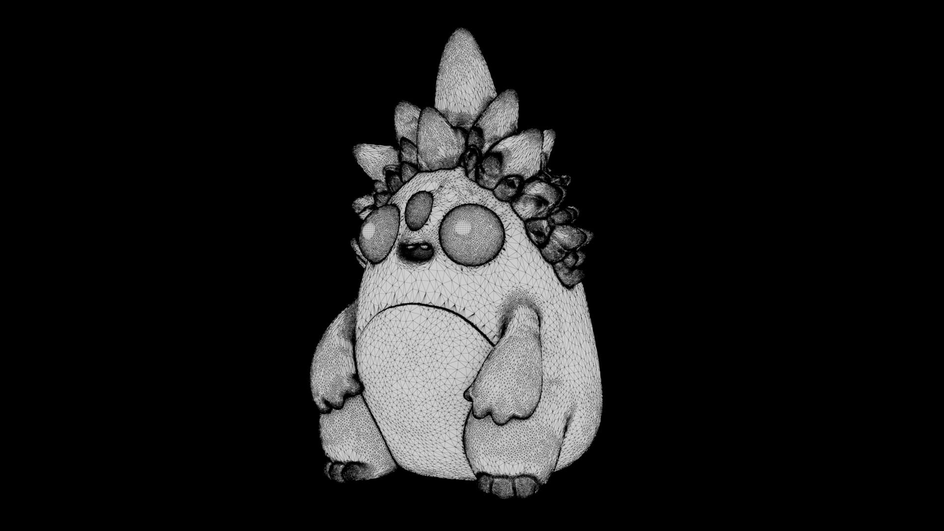 Toy - Coral Puffling - 3D Model 3D Model