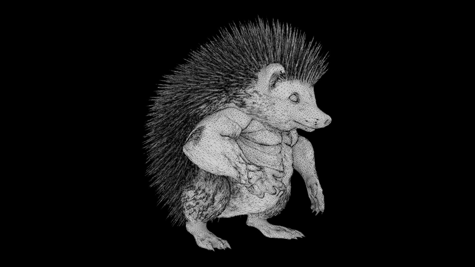 Toy - Herculean Hedgehog 3D Model