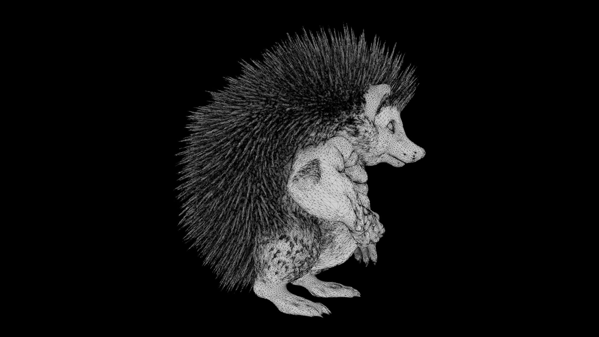 Toy - Herculean Hedgehog 3D Model