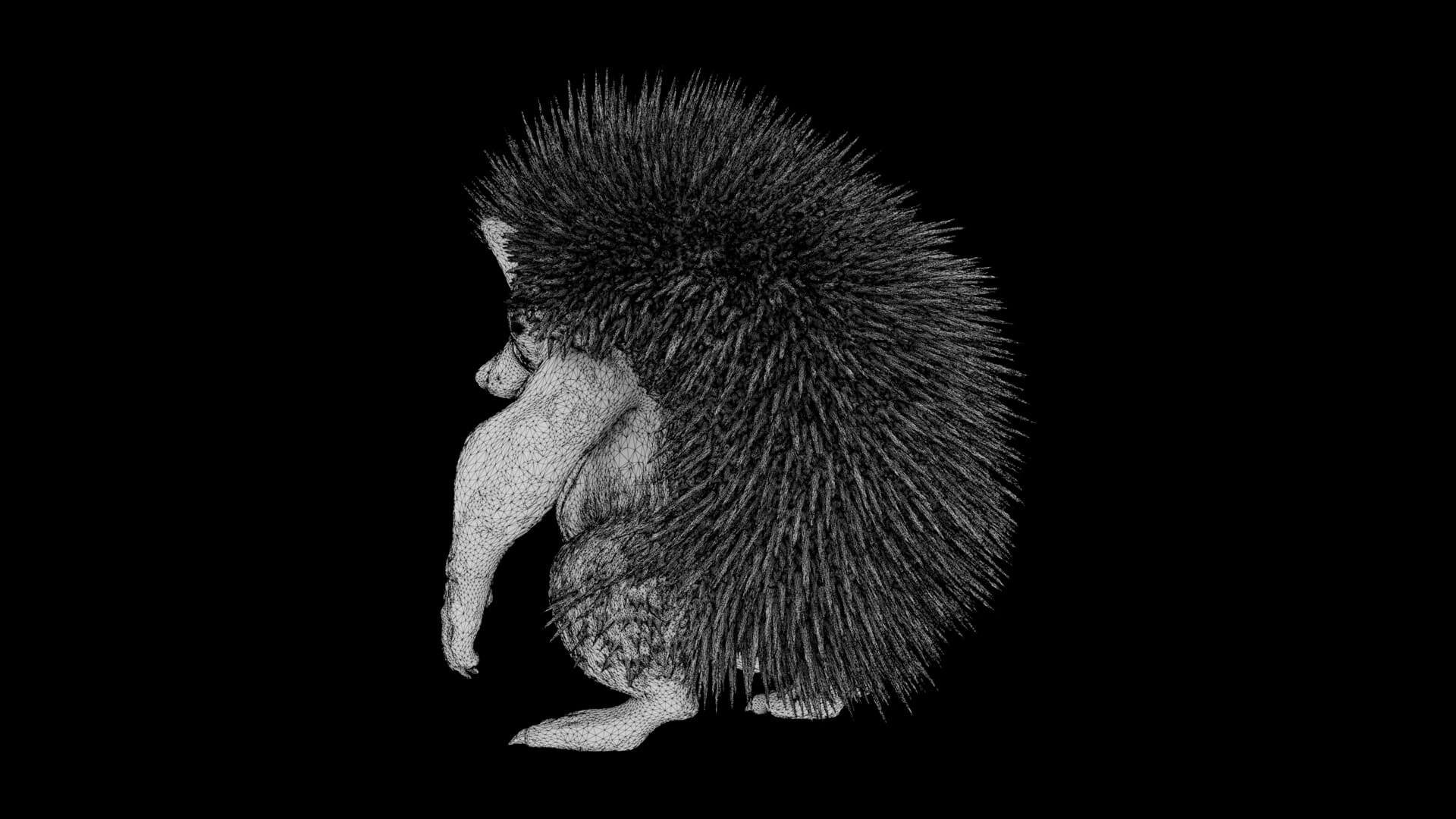 Toy - Herculean Hedgehog 3D Model