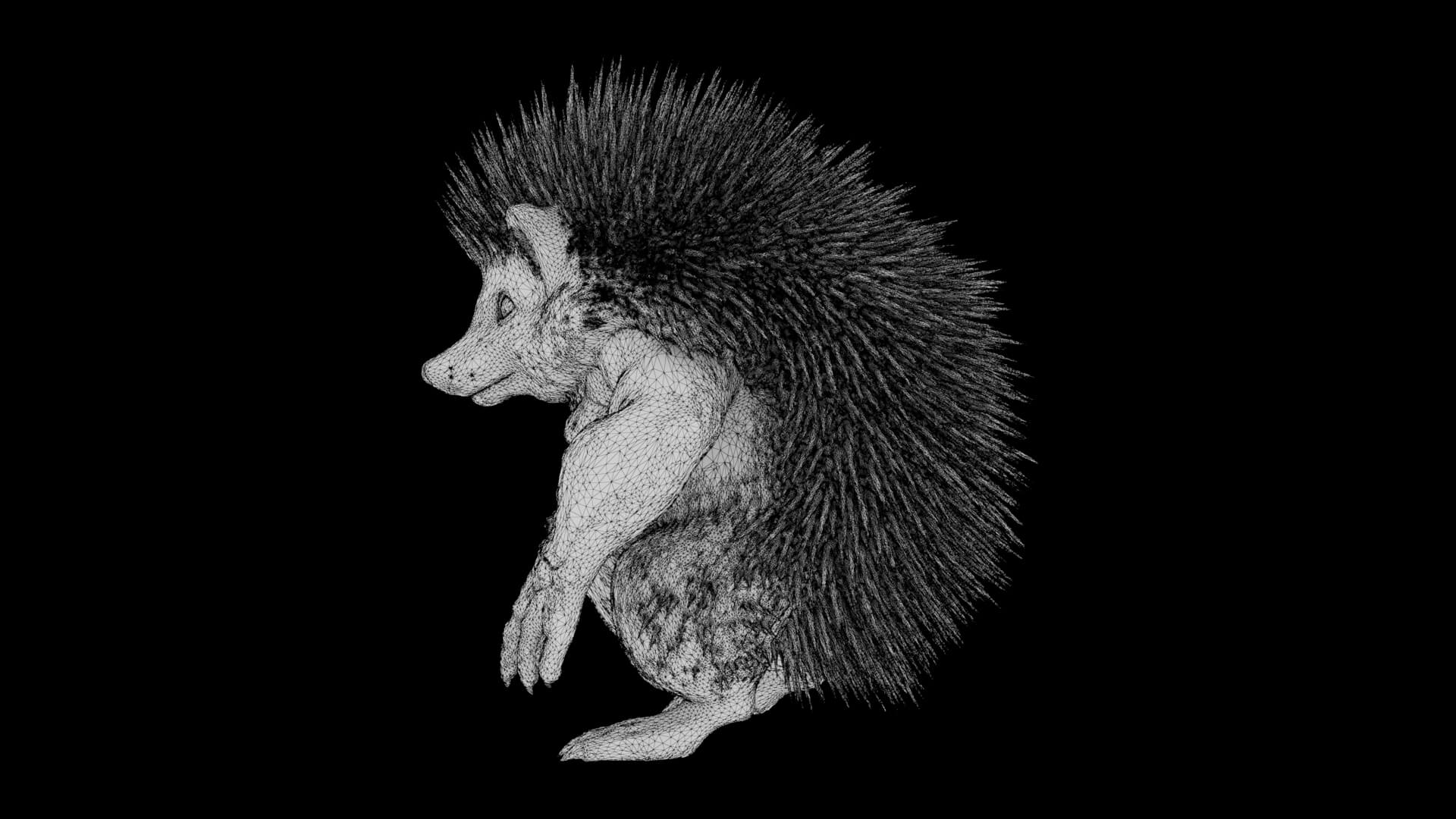 Toy - Herculean Hedgehog 3D Model