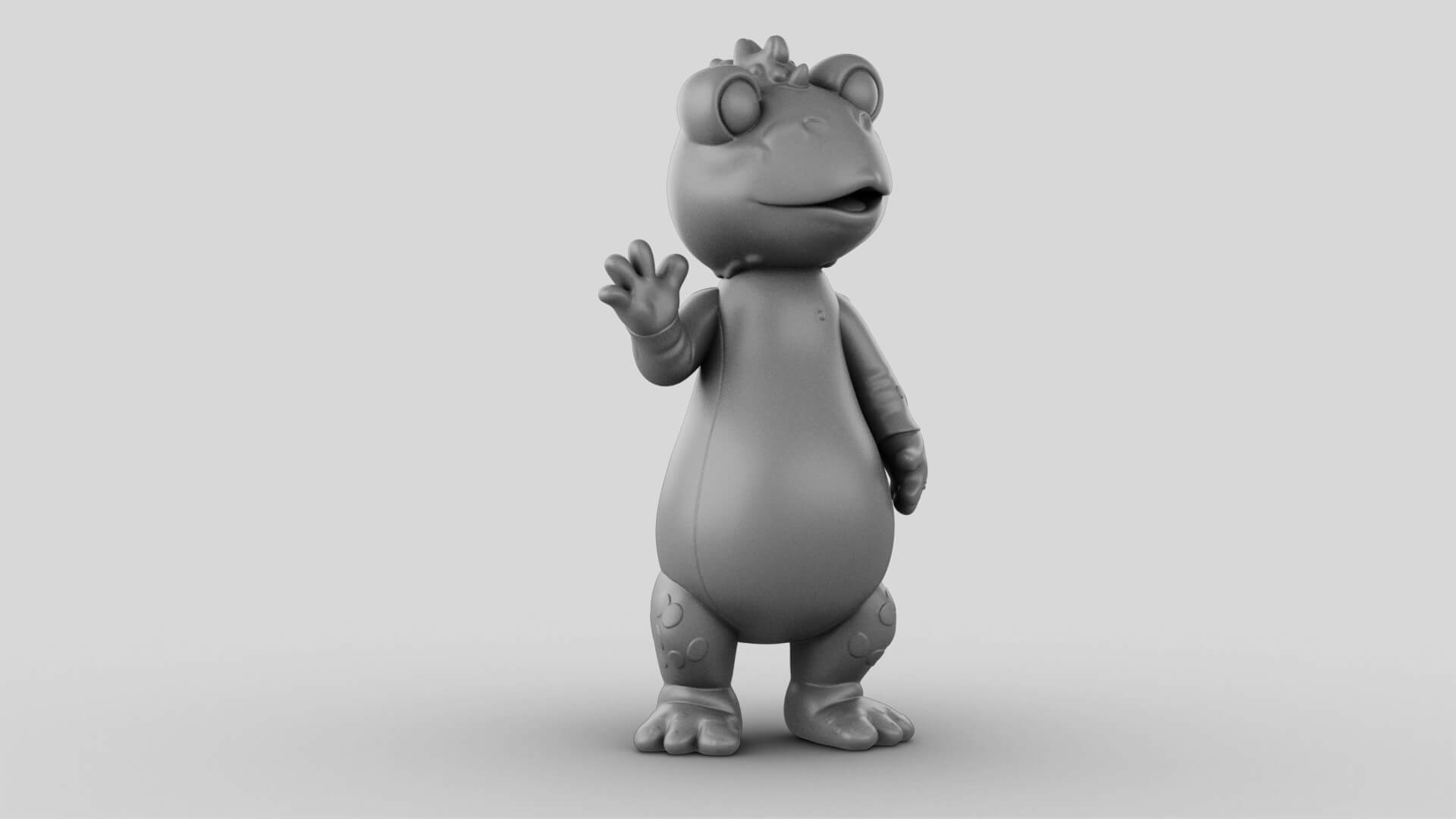Toy - Waving Gecko - 3D Model 3D Model