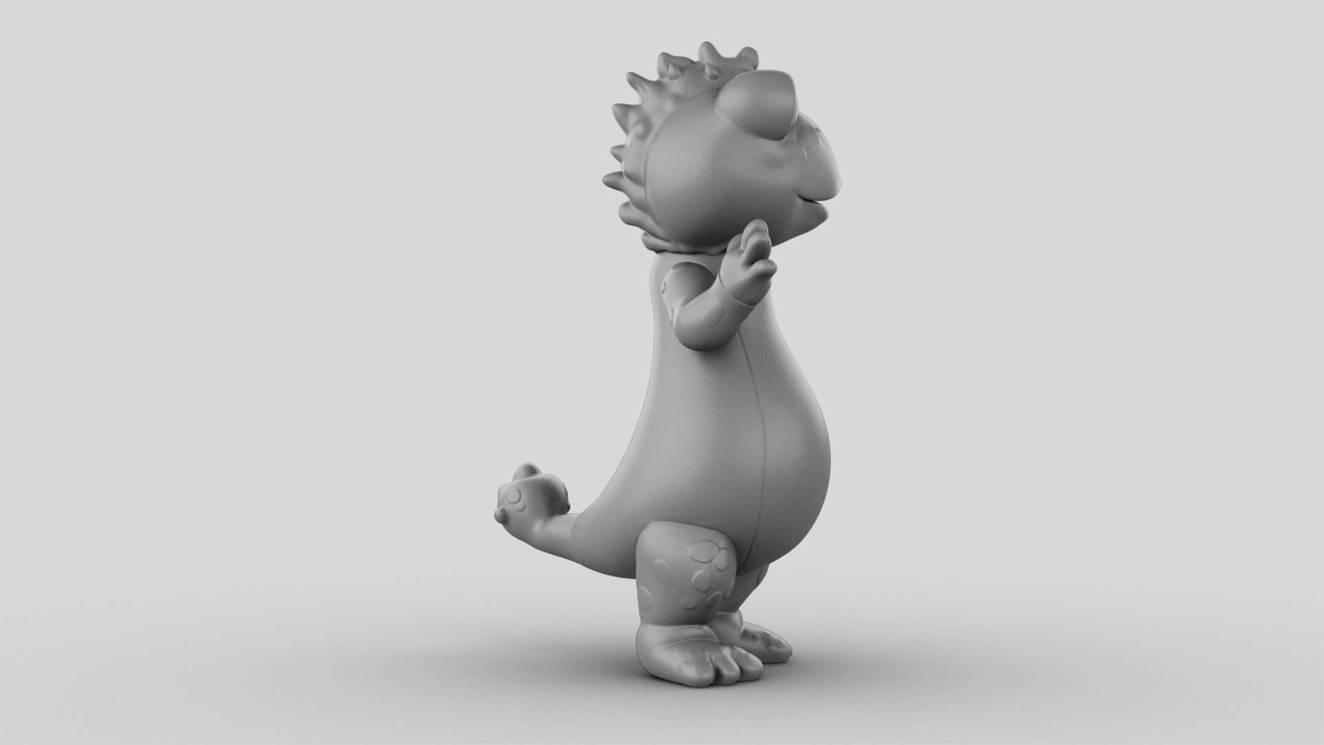 Toy - Waving Gecko - 3D Model 3D Model