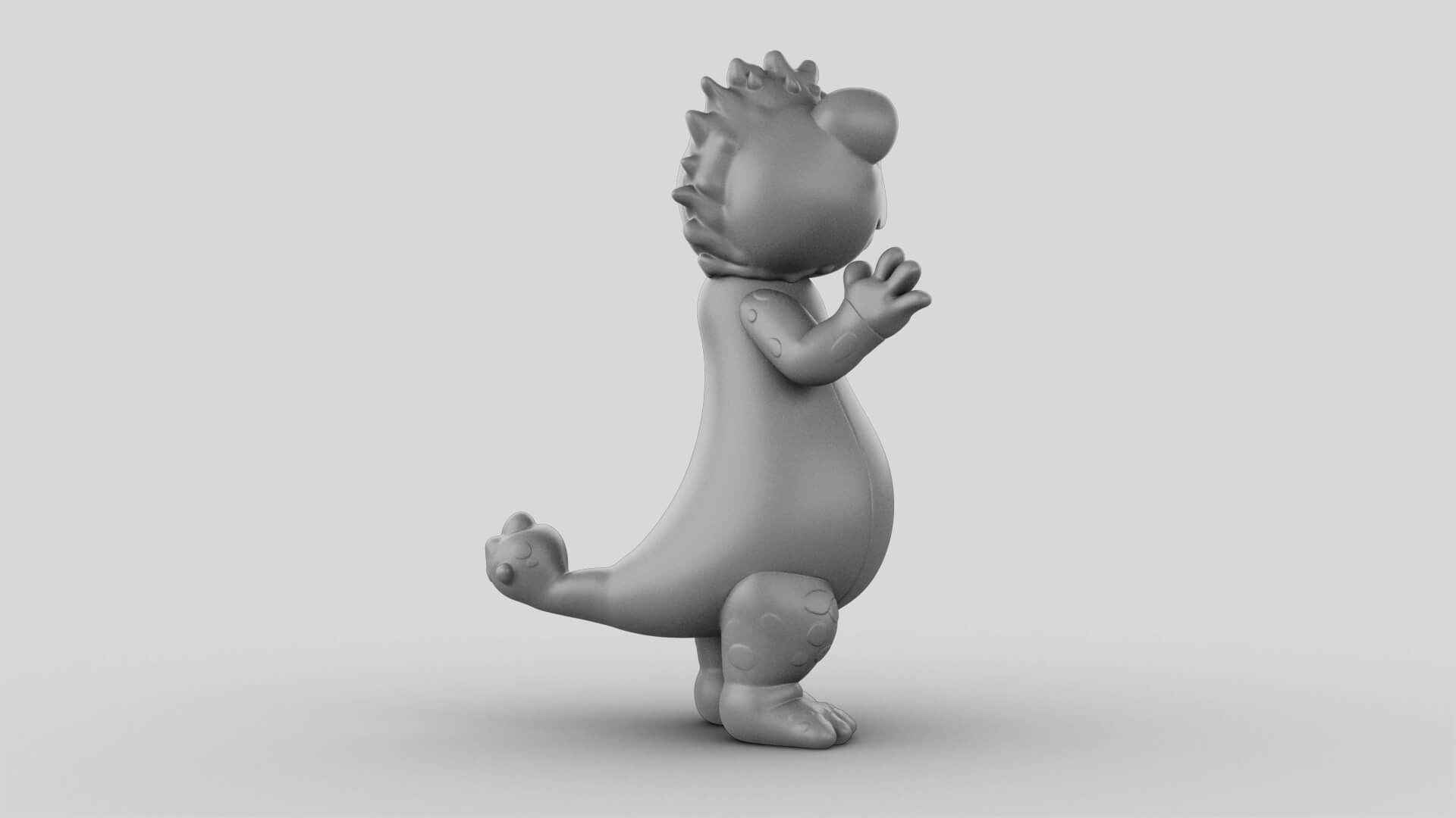 Toy - Waving Gecko - 3D Model 3D Model
