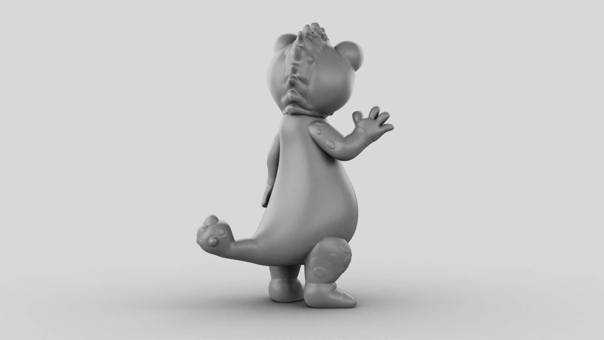 Toy - Waving Gecko - 3D Model 3D Model