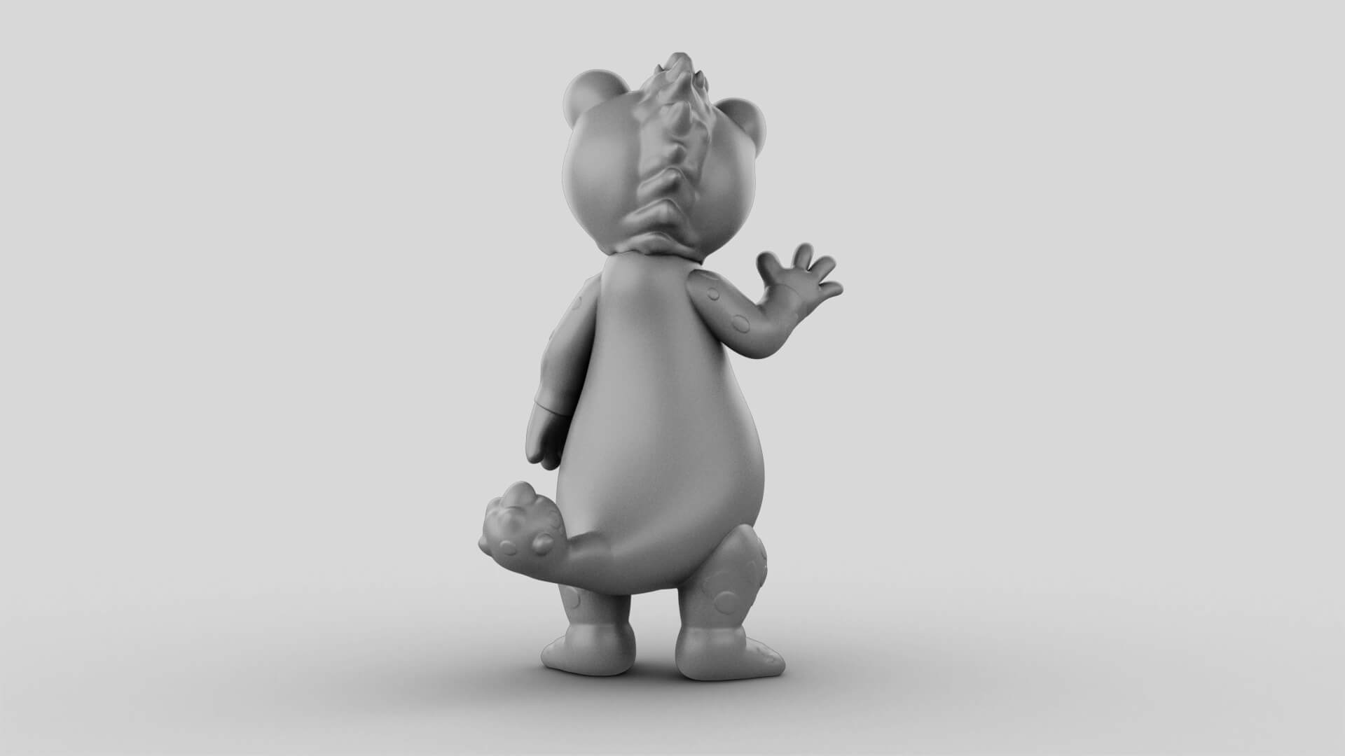 Toy - Waving Gecko - 3D Model 3D Model