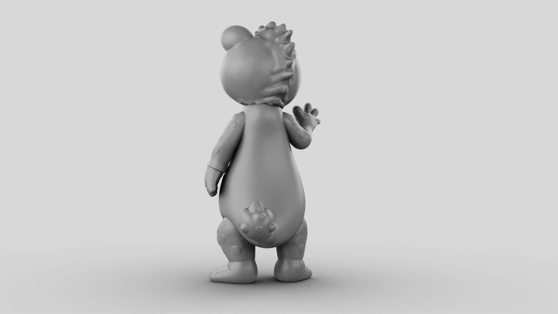 Toy - Waving Gecko - 3D Model 3D Model