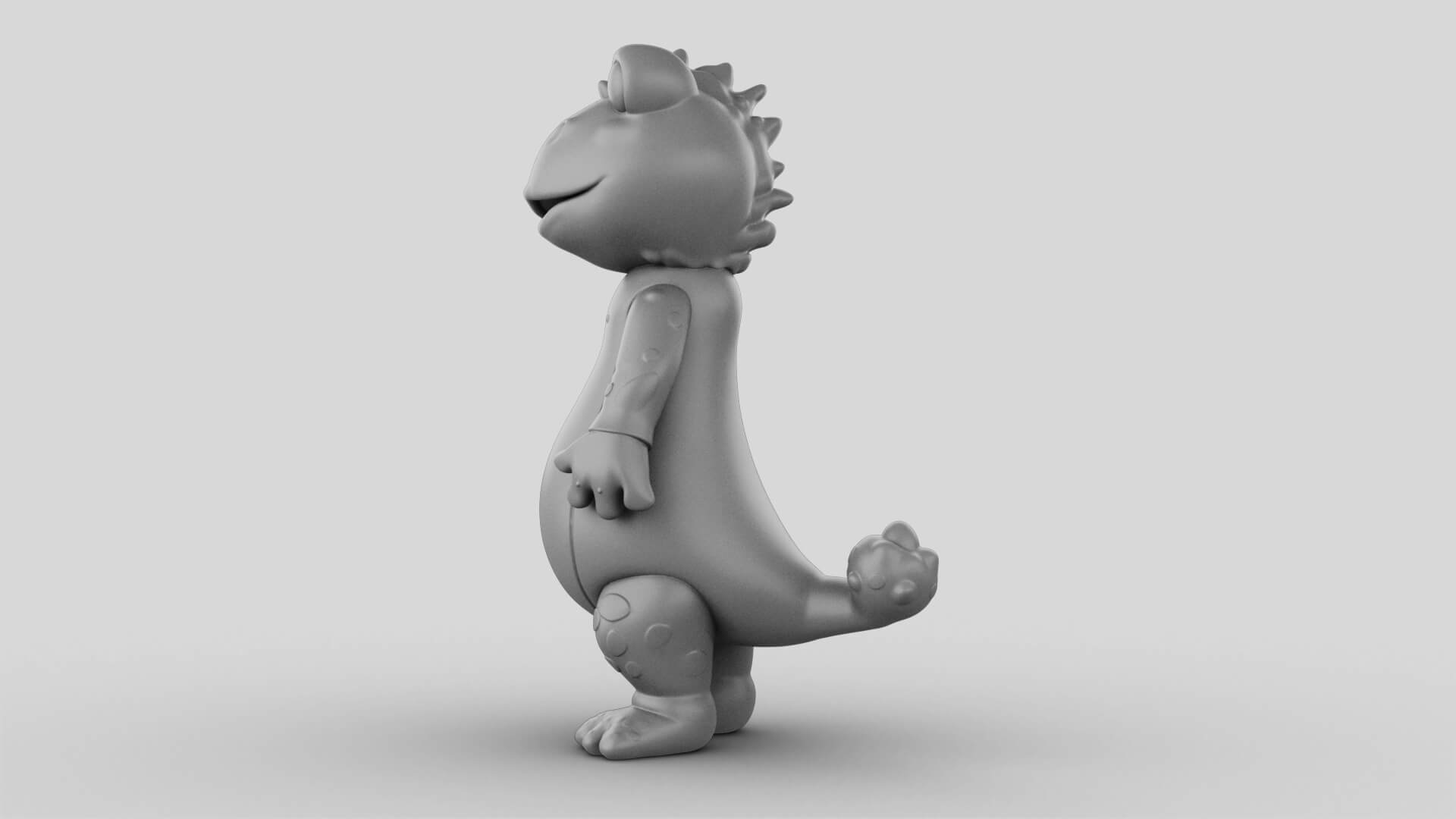 Toy - Waving Gecko - 3D Model 3D Model