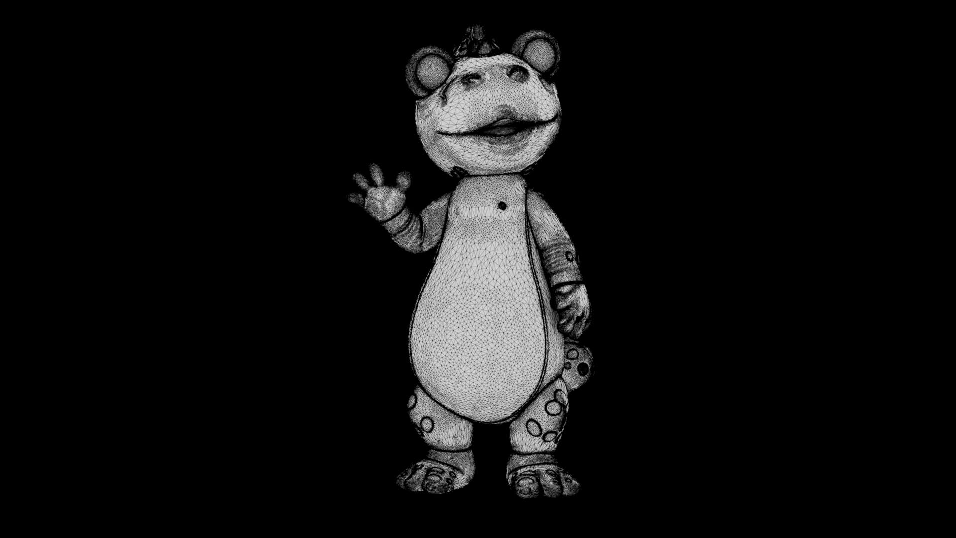 Toy - Waving Gecko - 3D Model 3D Model