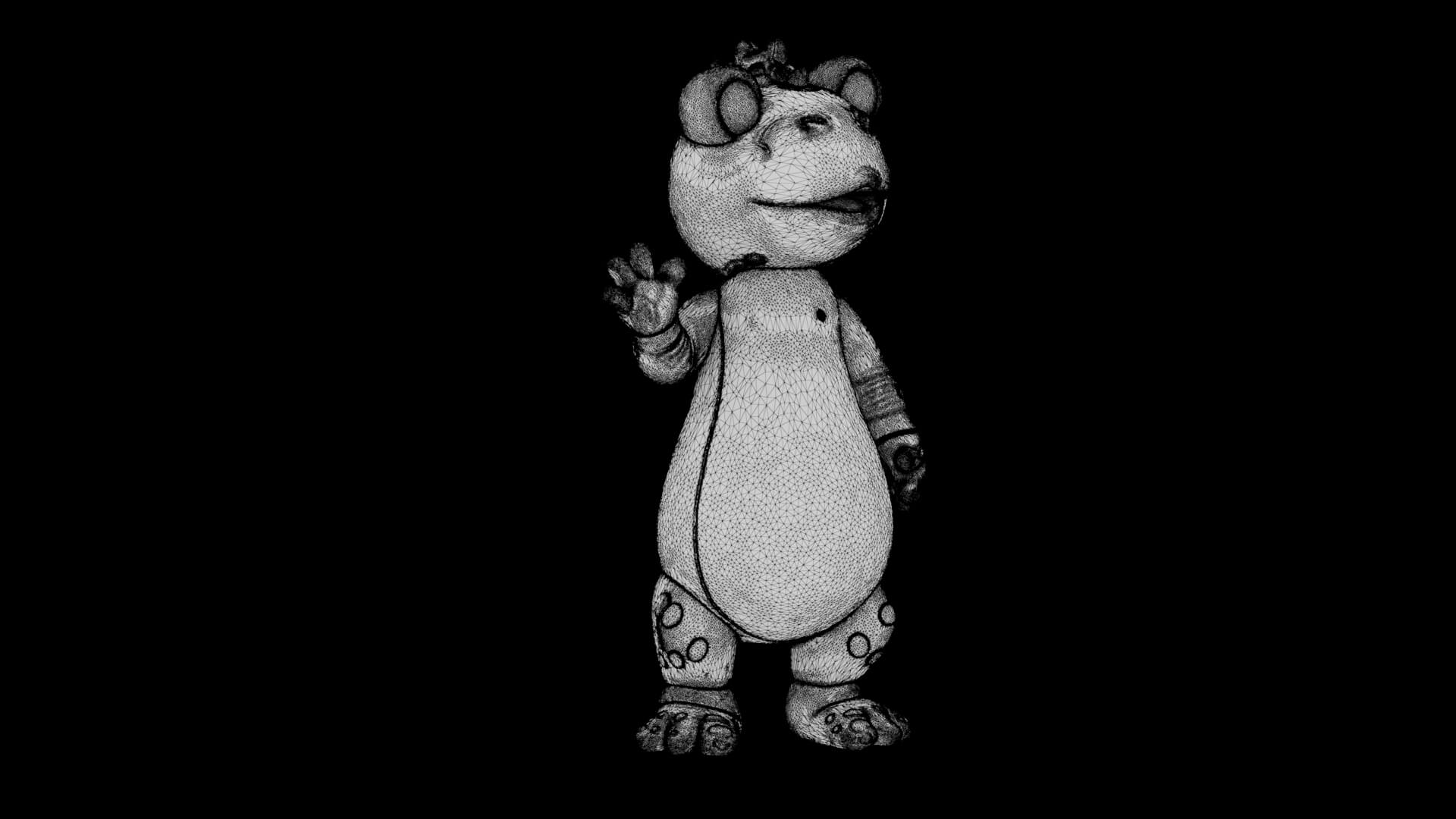 Toy - Waving Gecko - 3D Model 3D Model