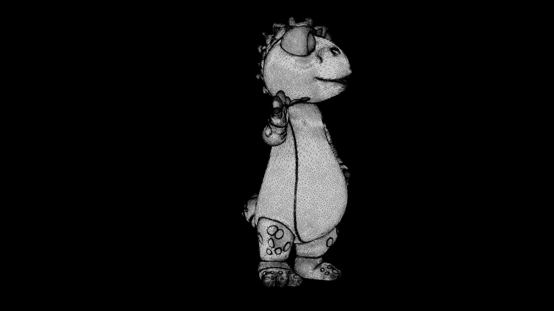 Toy - Waving Gecko - 3D Model 3D Model