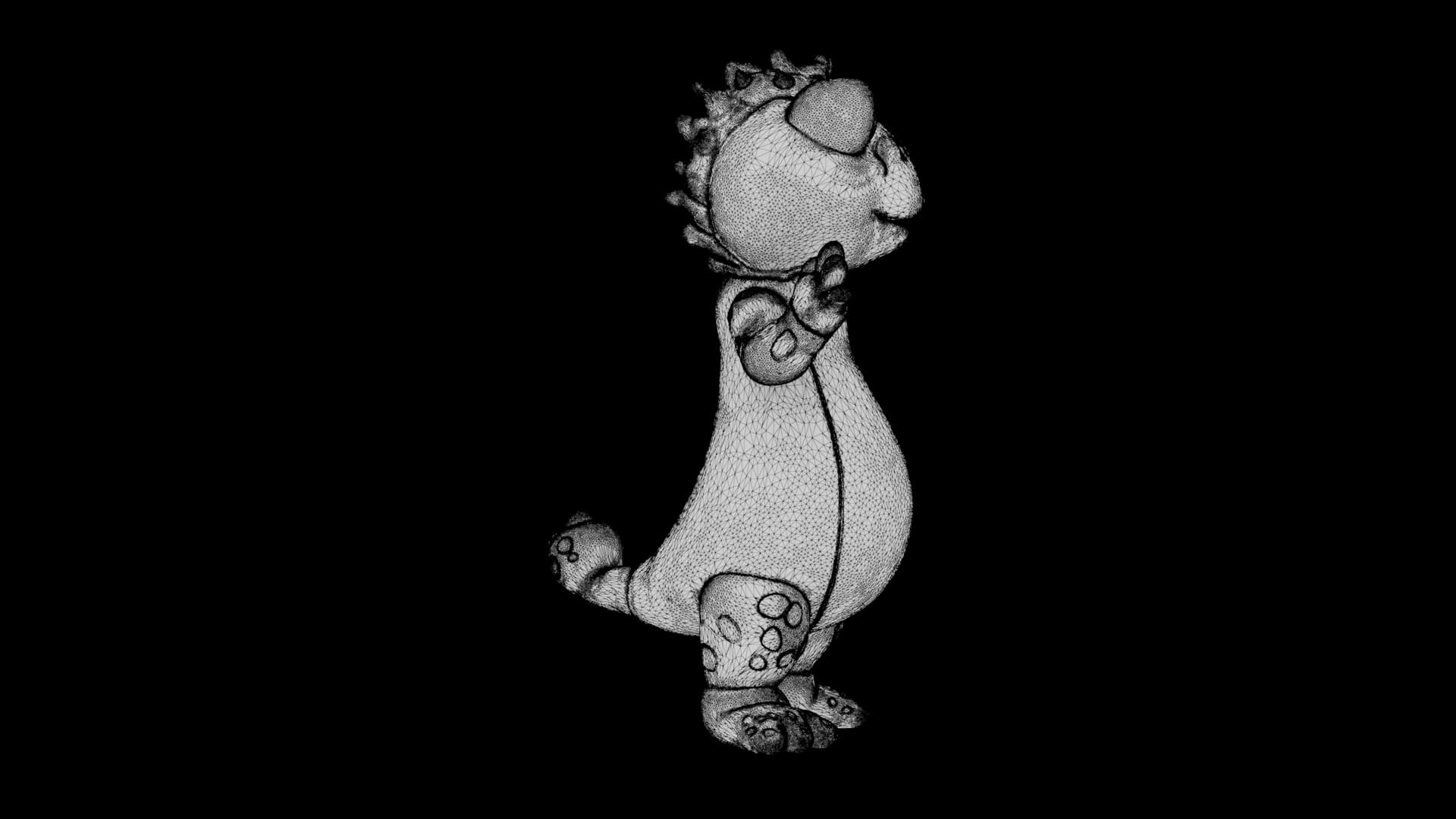 Toy - Waving Gecko - 3D Model 3D Model