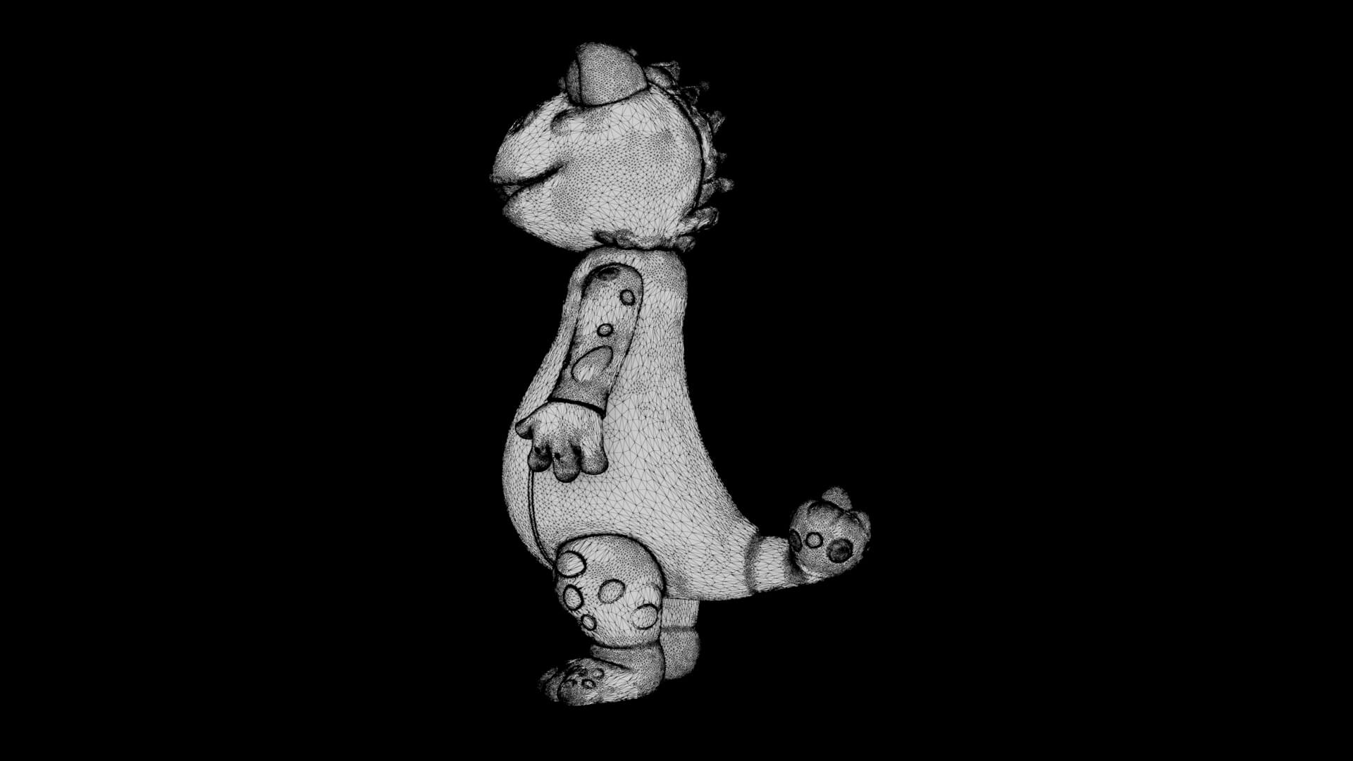 Toy - Waving Gecko - 3D Model 3D Model