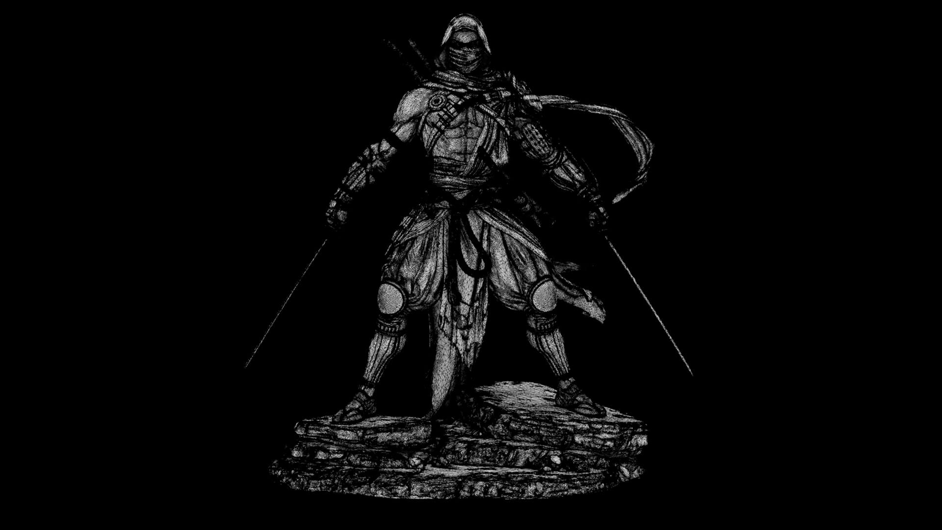 Veiled Blade of the Wastes 3D Model