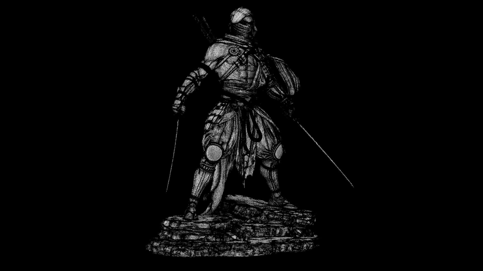 Veiled Blade of the Wastes 3D Model