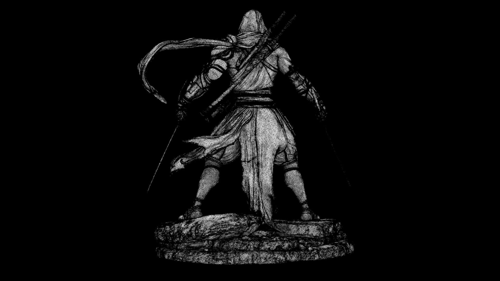Veiled Blade of the Wastes 3D Model