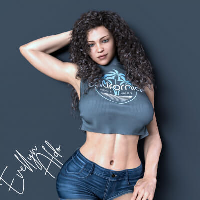 Evellyn 3D Wallpaper