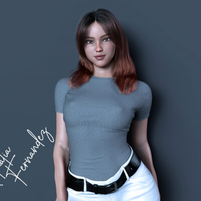 Nathalia 3D Wallpaper