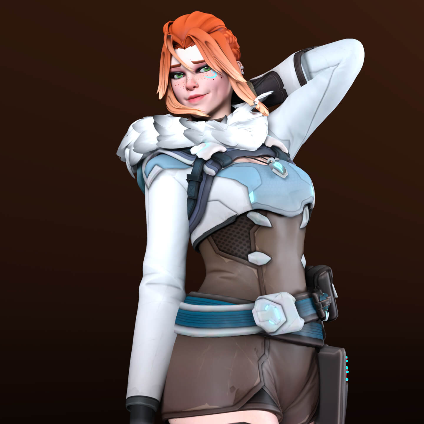 Overwatch Freja for Genesis 8 and 9 Daz Content