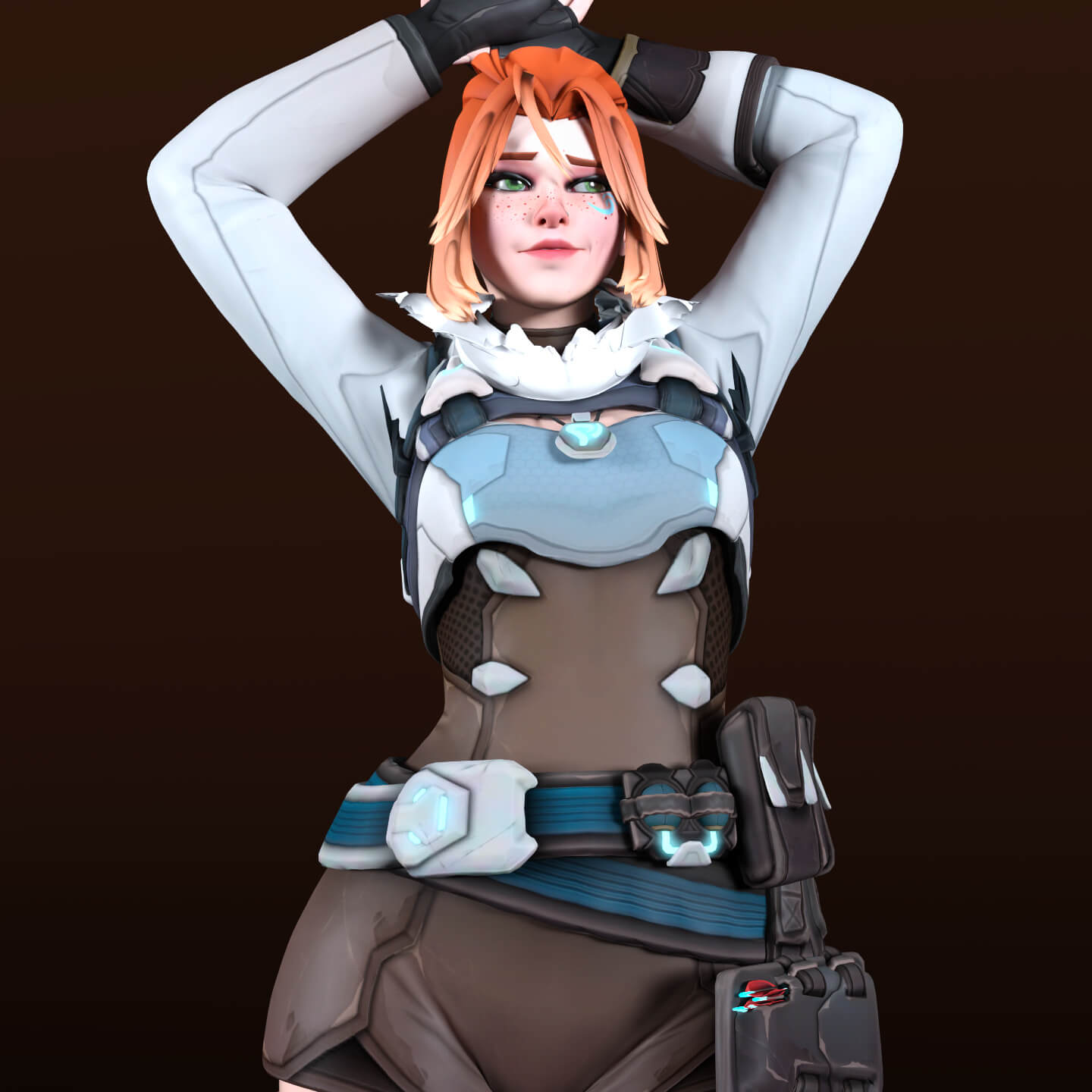 Overwatch Freja for Genesis 8 and 9 Daz Content