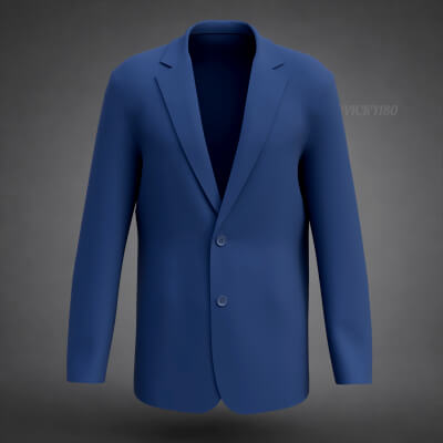 Blue Suit Blazer - Male Suit