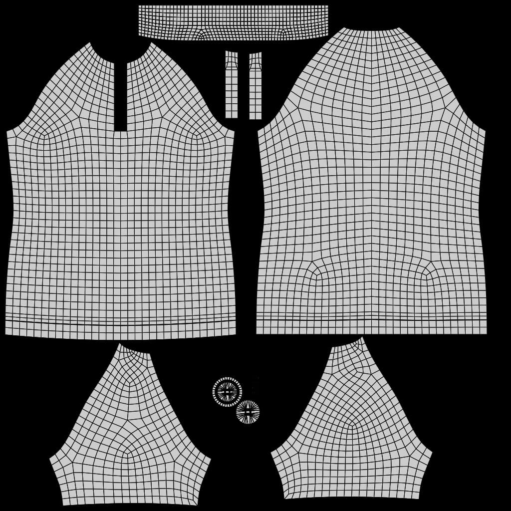 Formal Polo Shirt with Collar - Women&rsquos Short-Sleeve T-Shirt 3D Model