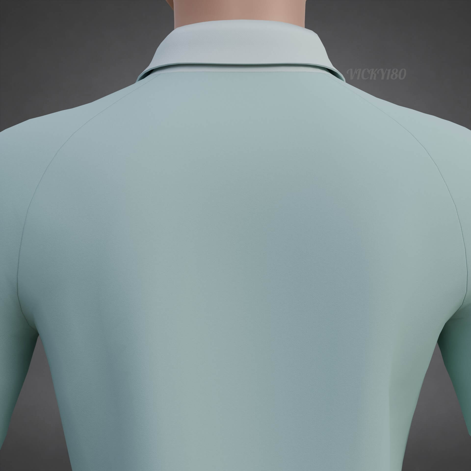 Formal Polo Shirt with Collar - Women&rsquos Short-Sleeve T-Shirt 3D Model