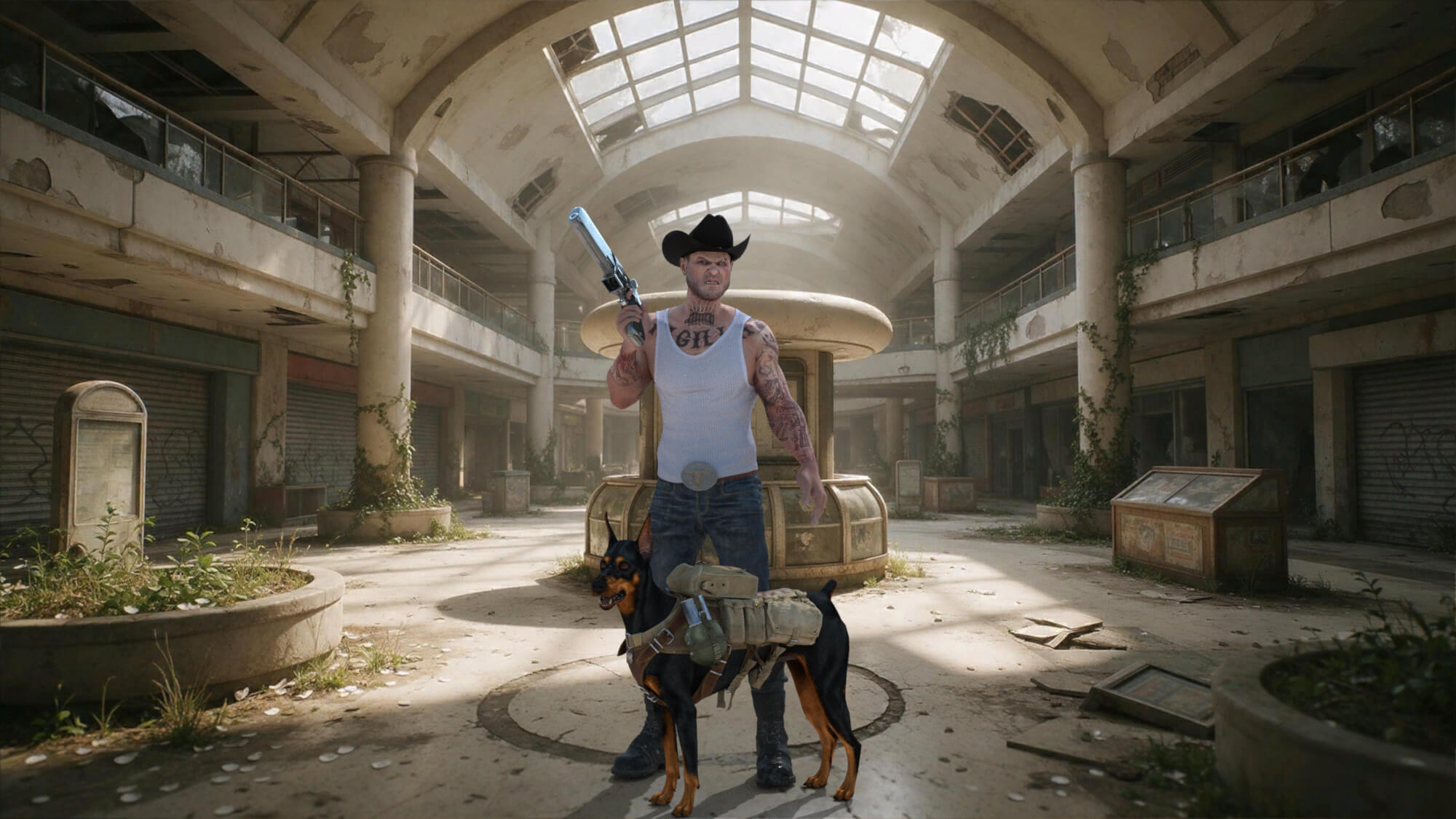 Tagilla Goes Post-Apocalyptic 3D Render, Digital Artwork by vicster56