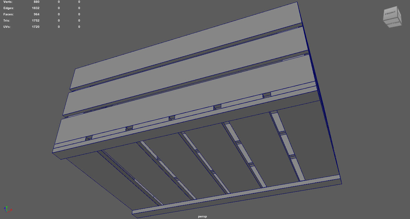 Fruit Box 01 3D Model