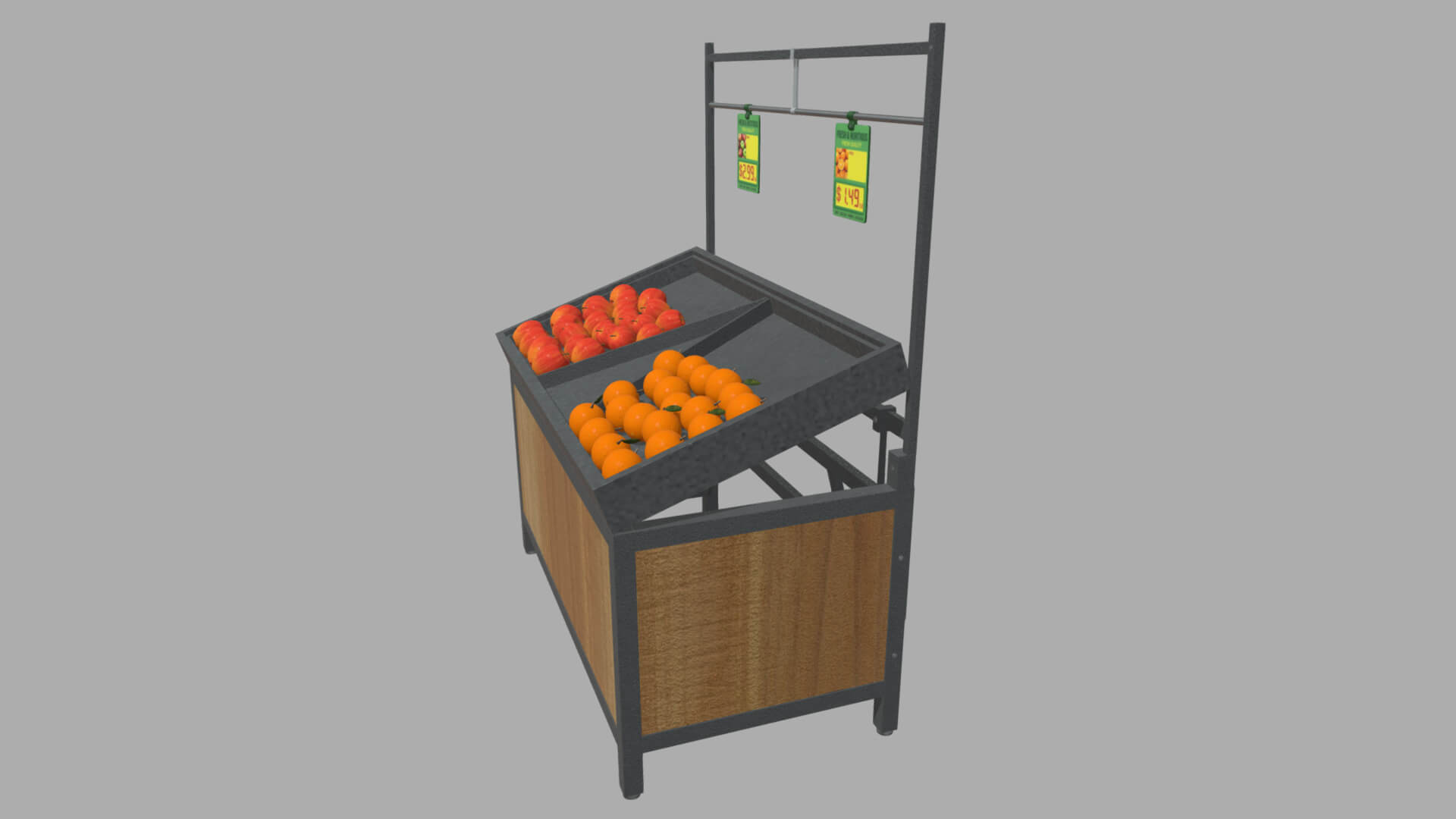 Fruit Stand 01 3D Model