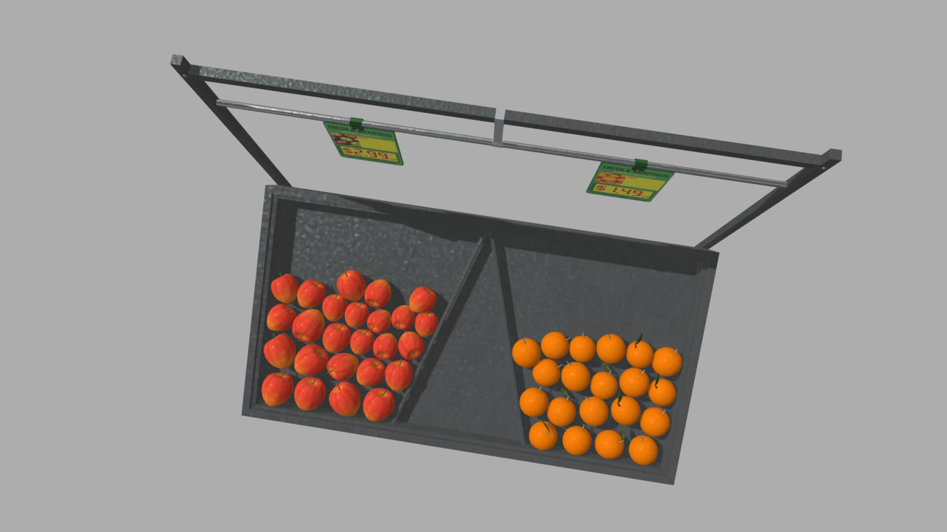 Fruit Stand 01 3D Model