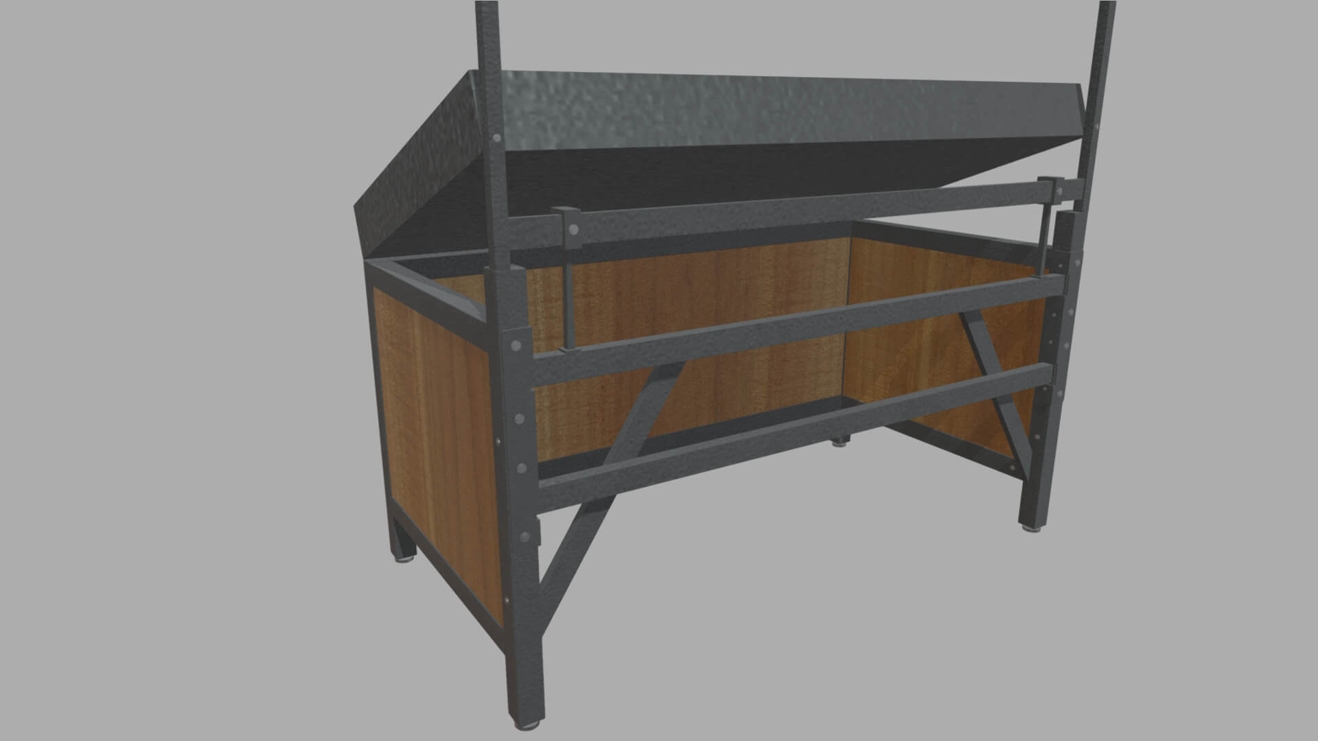Fruit Stand 01 3D Model