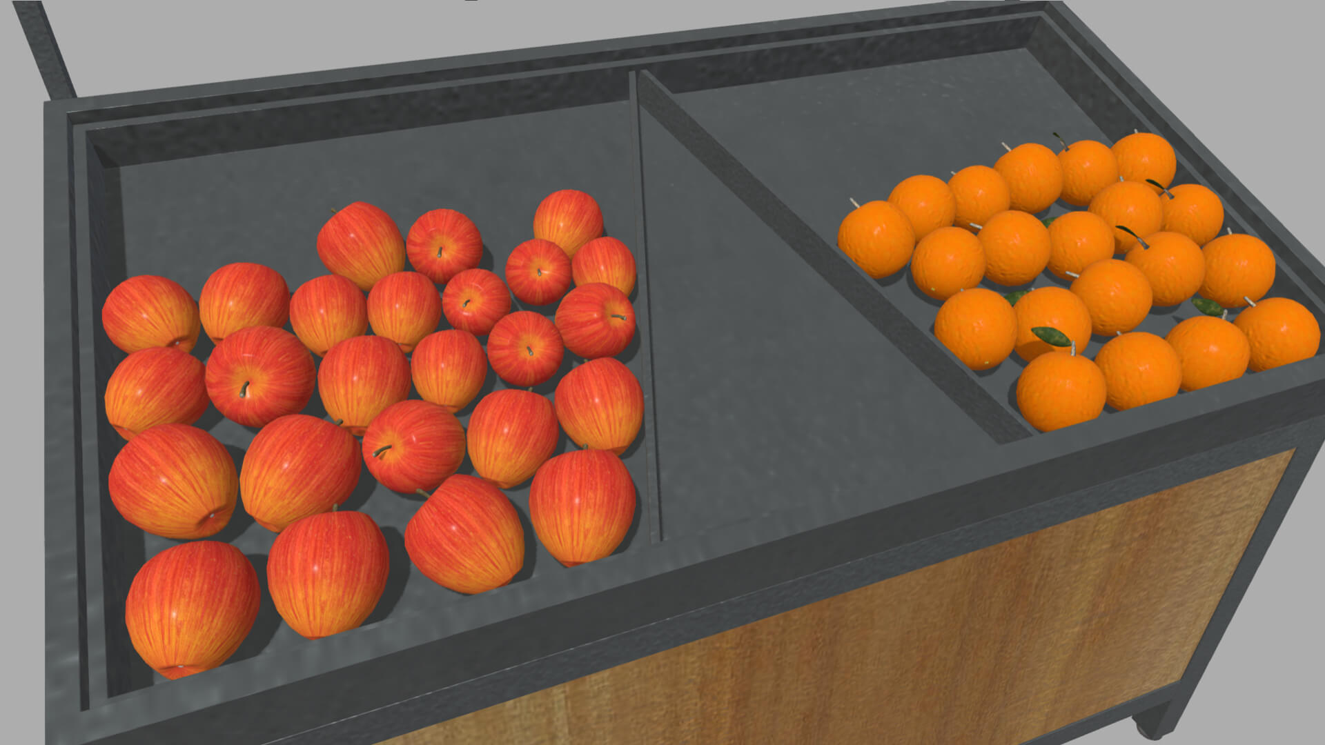 Fruit Stand 01 3D Model