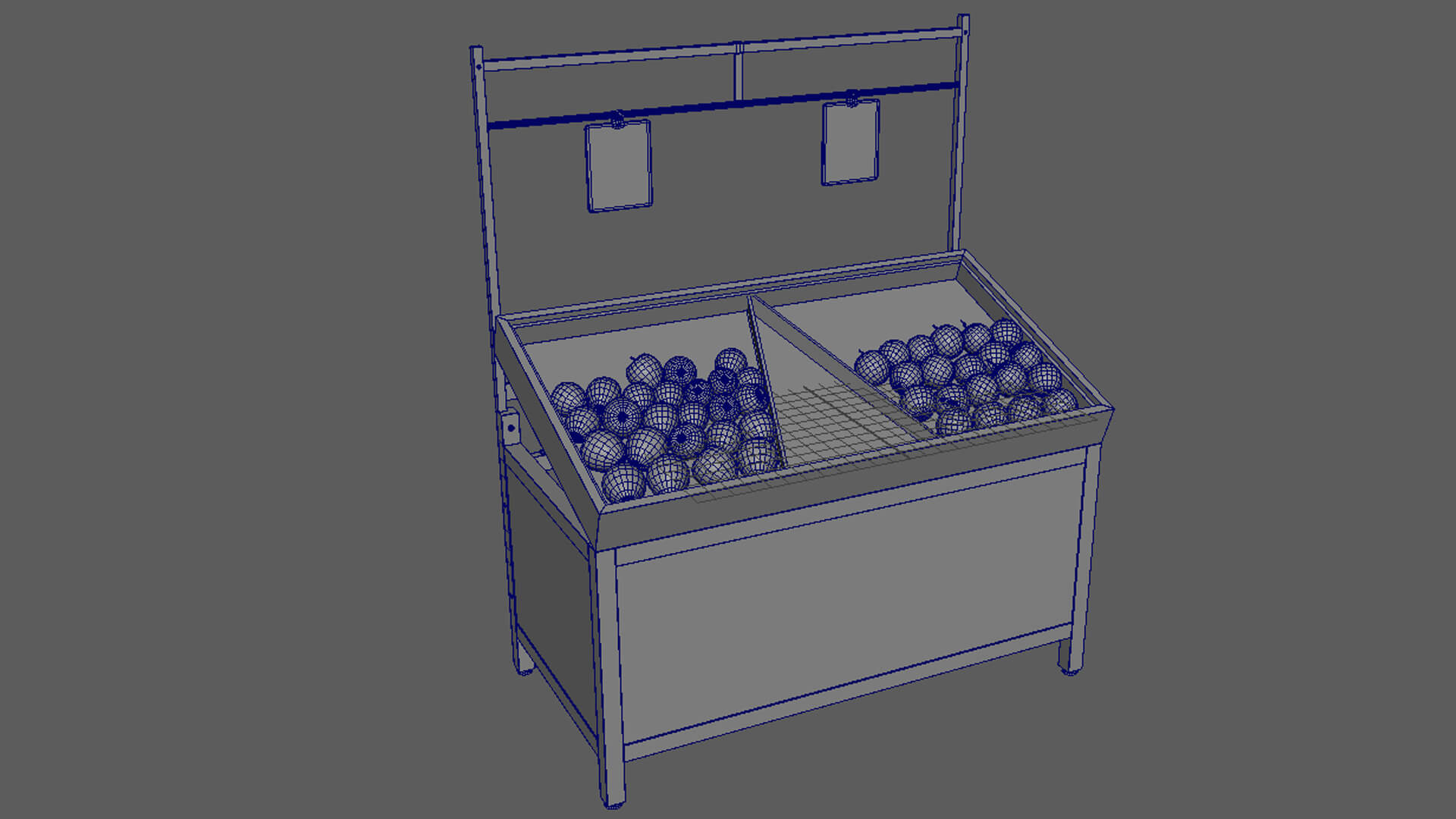 Fruit Stand 01 3D Model