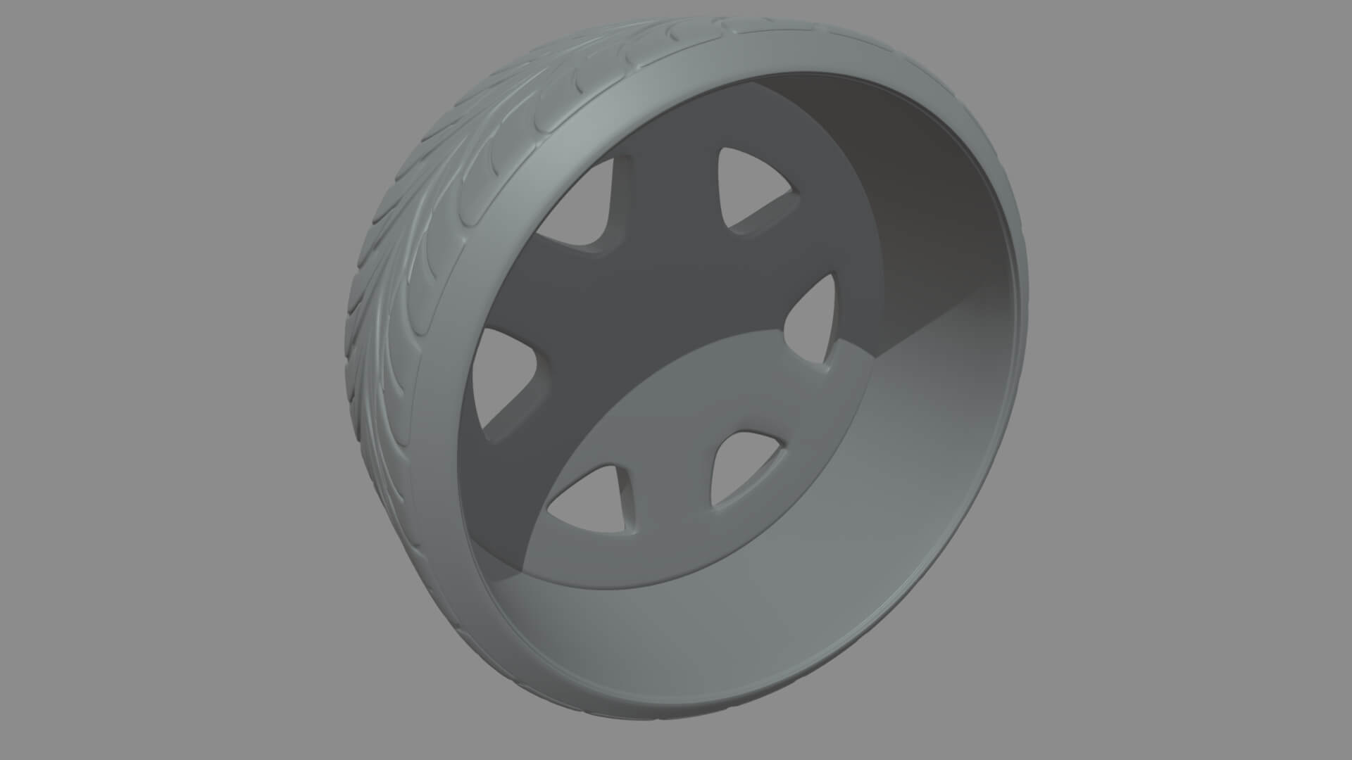 Wheel Car 09 3D Model