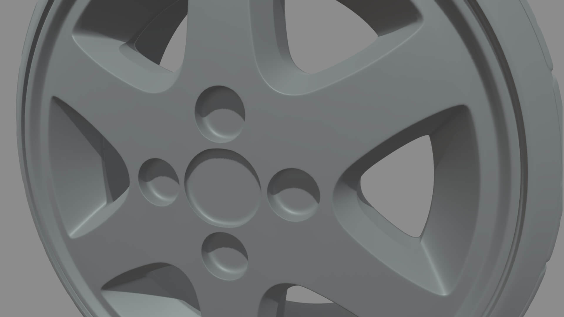 Wheel Car 09 3D Model