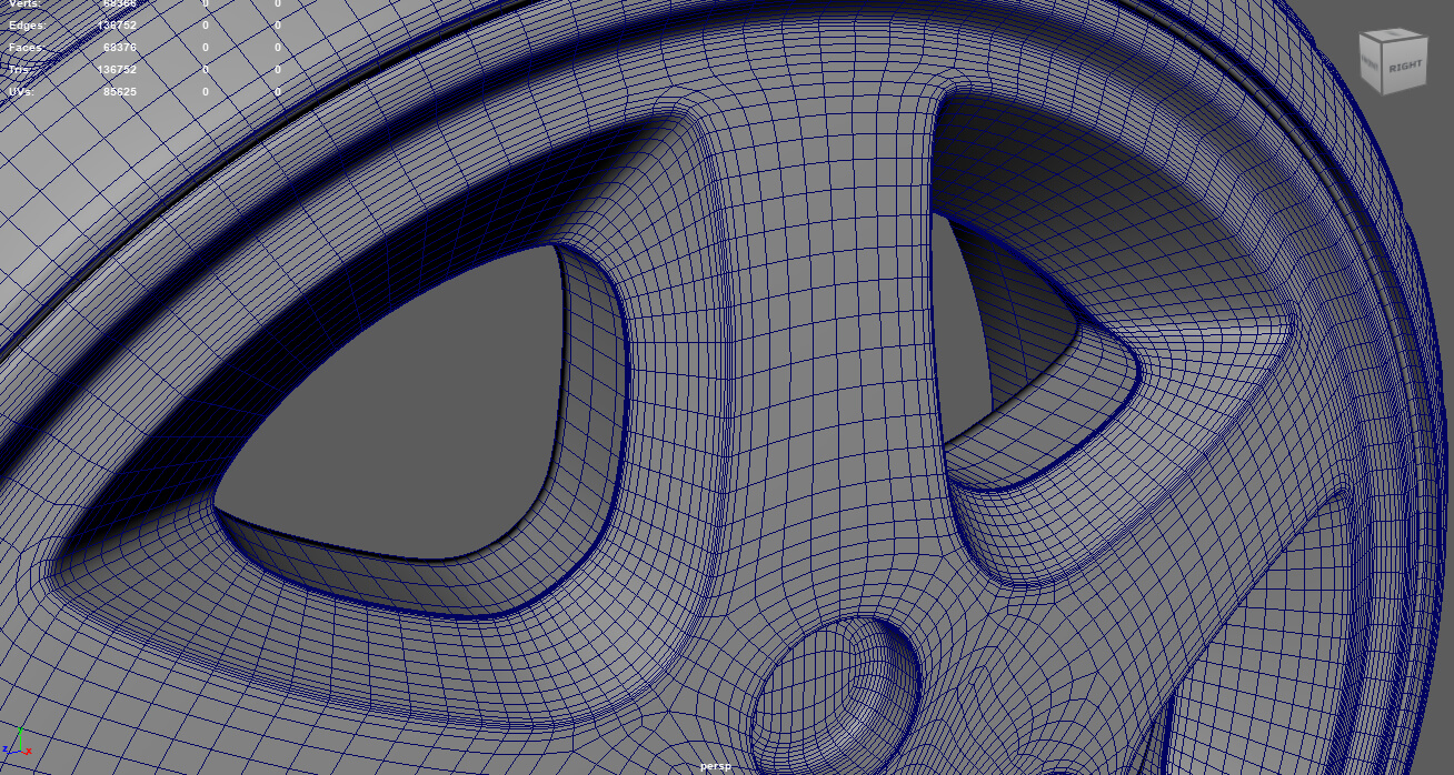 Wheel Car 09 3D Model
