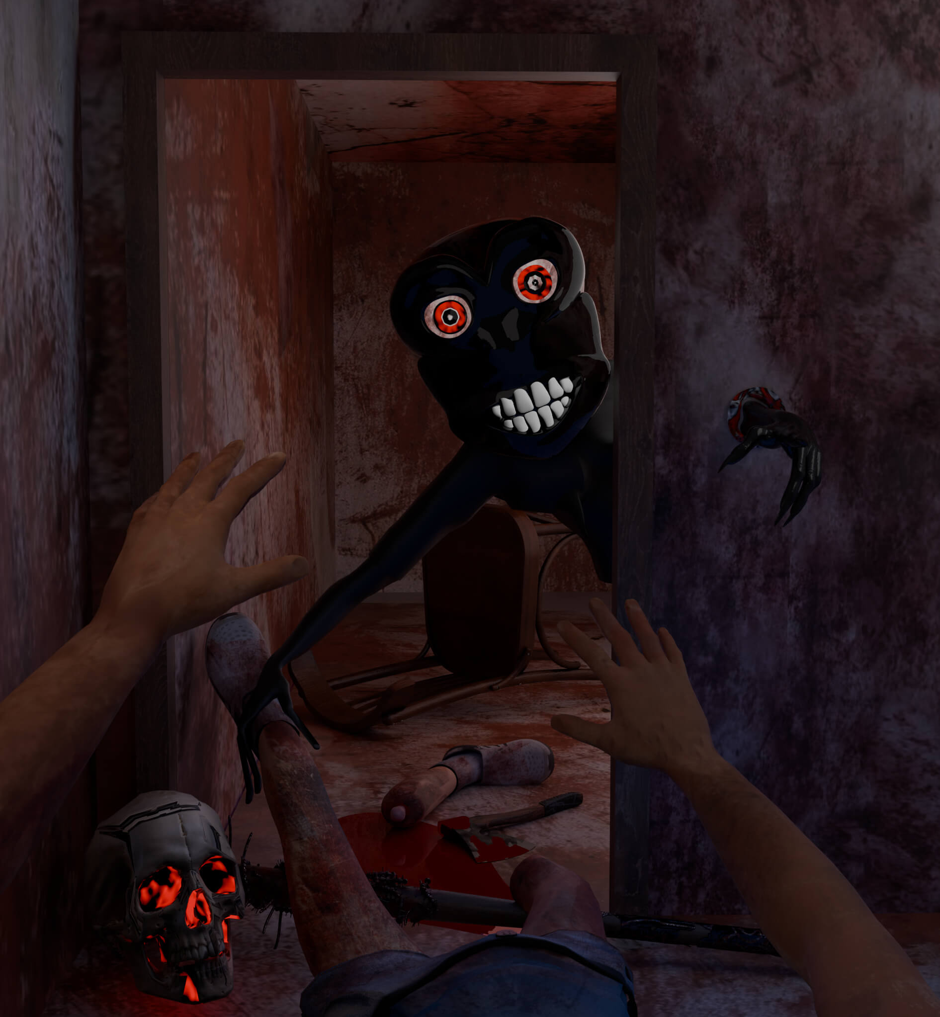 The Last Face I Saw 3D Render, Digital Artwork by VipRealm