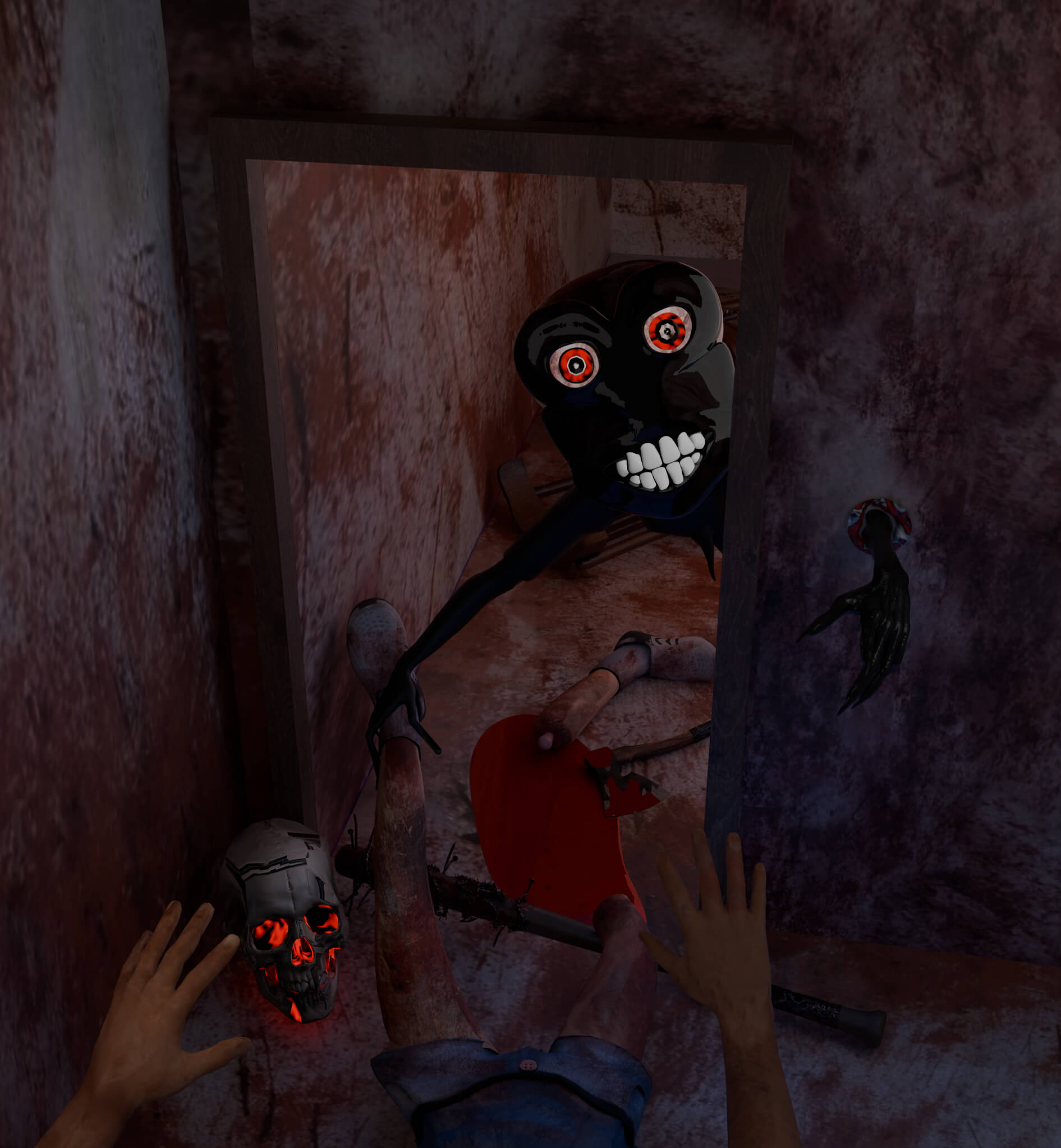 The Last Face I Saw 3D Render, Digital Artwork by VipRealm