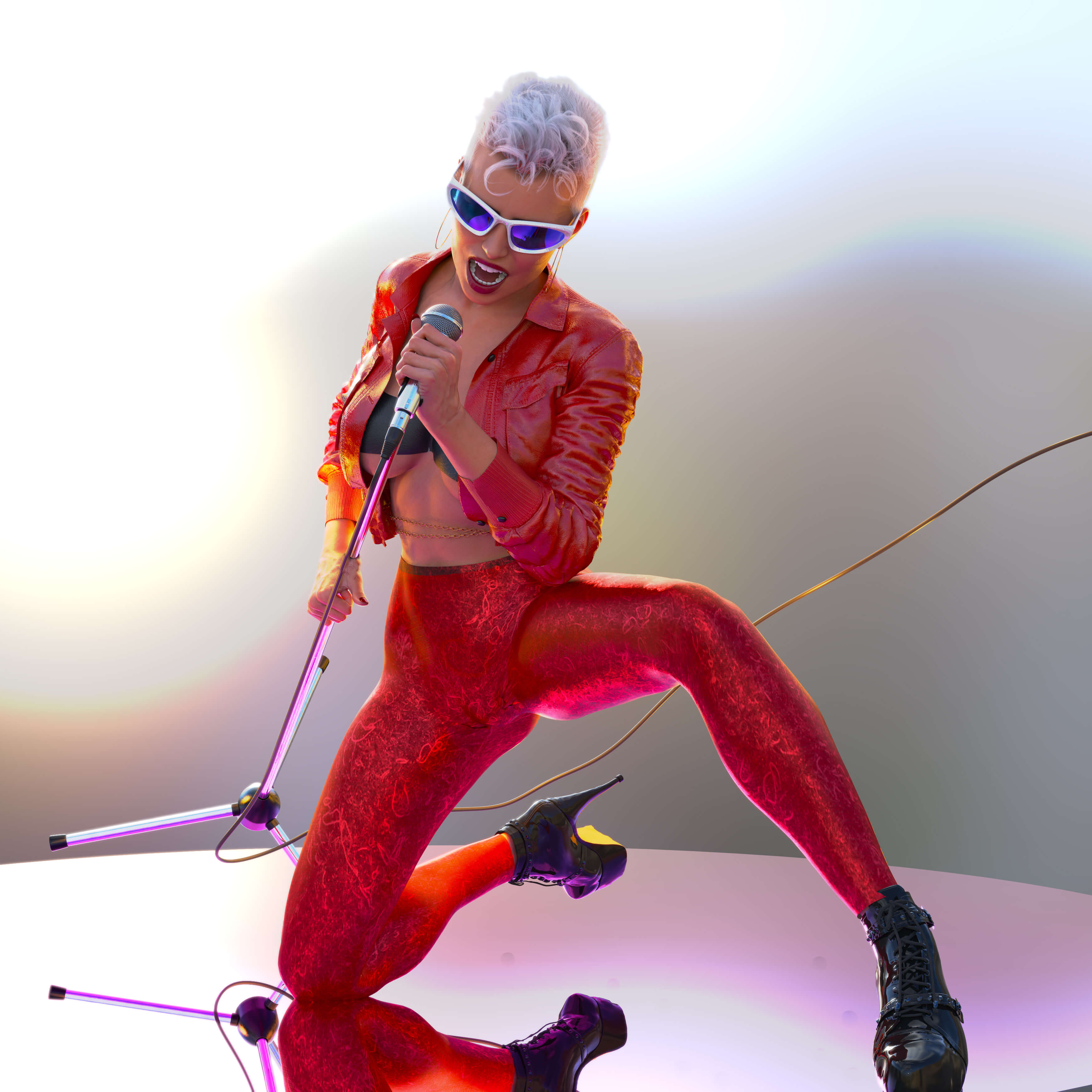 American Idol 3D Render, Digital Artwork by Voxxa