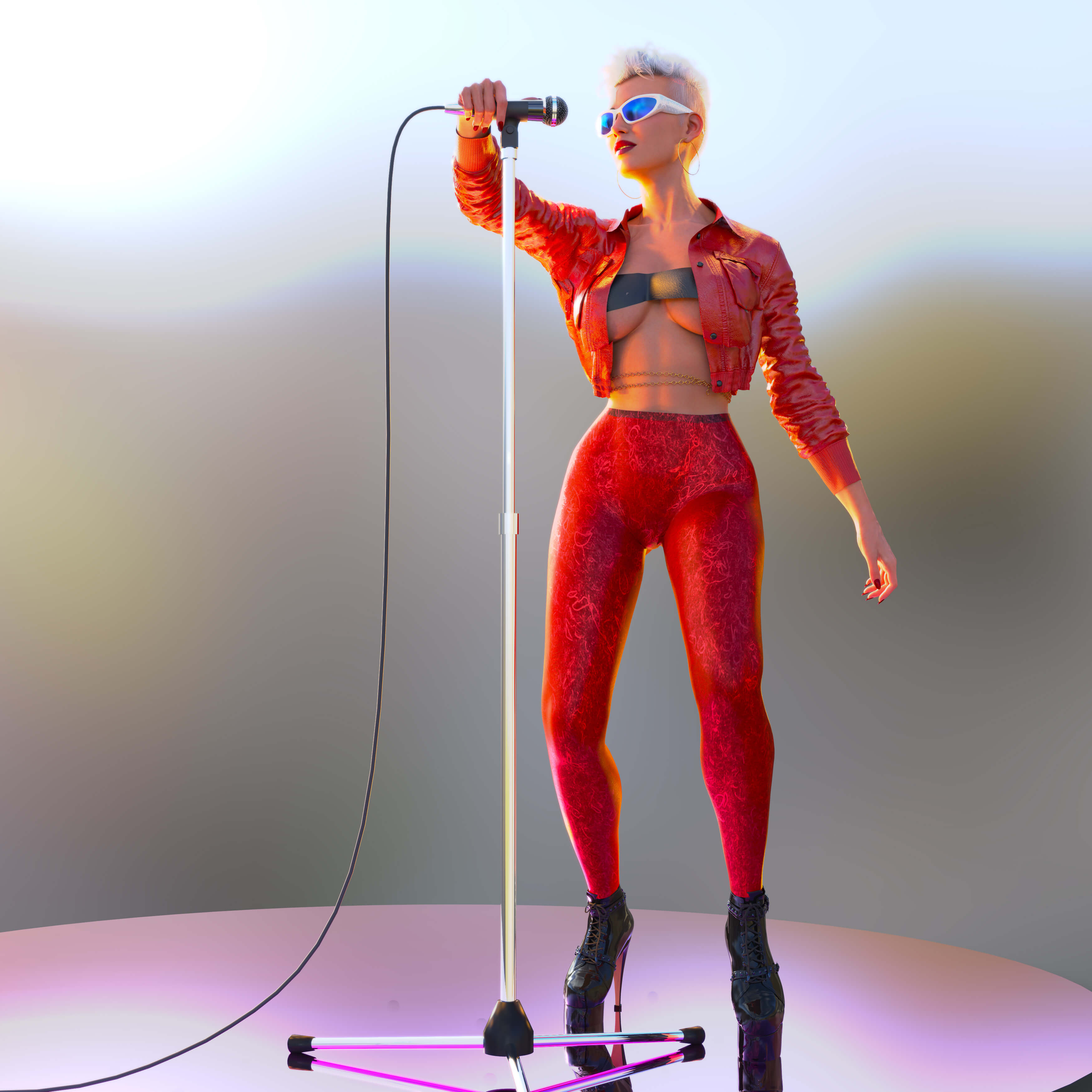American Idol 3D Render, Digital Artwork by Voxxa