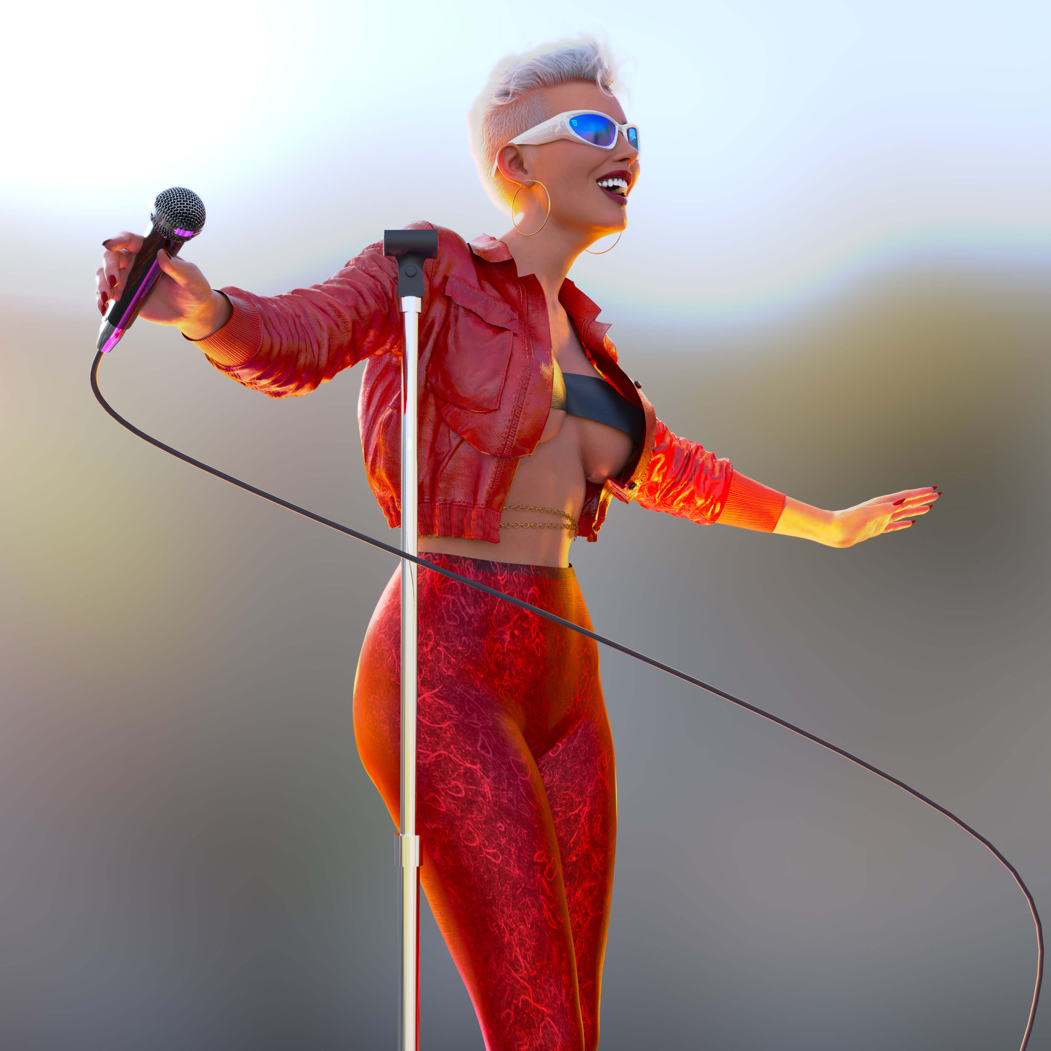 American Idol 3D Render, Digital Artwork by Voxxa