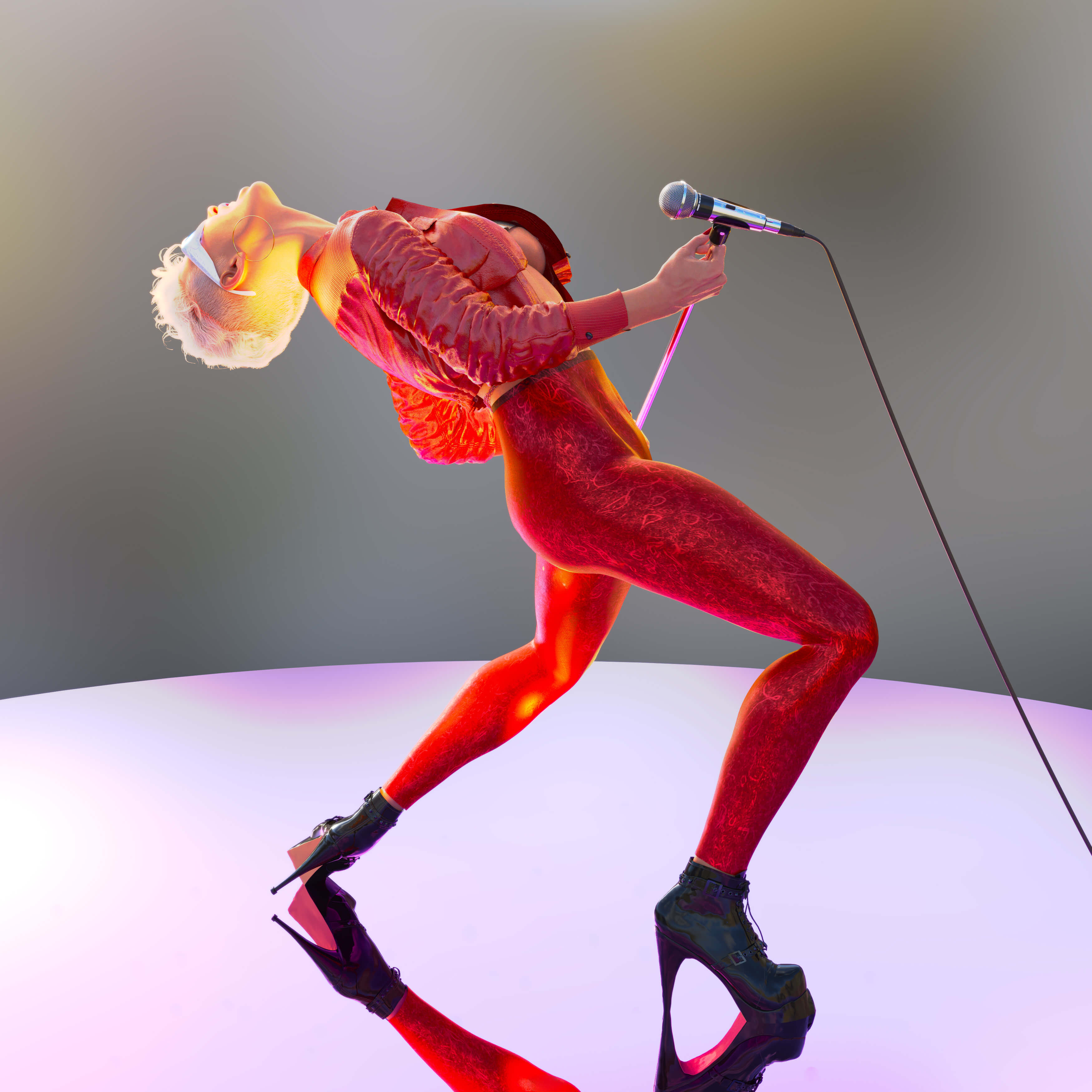 American Idol 3D Render, Digital Artwork by Voxxa