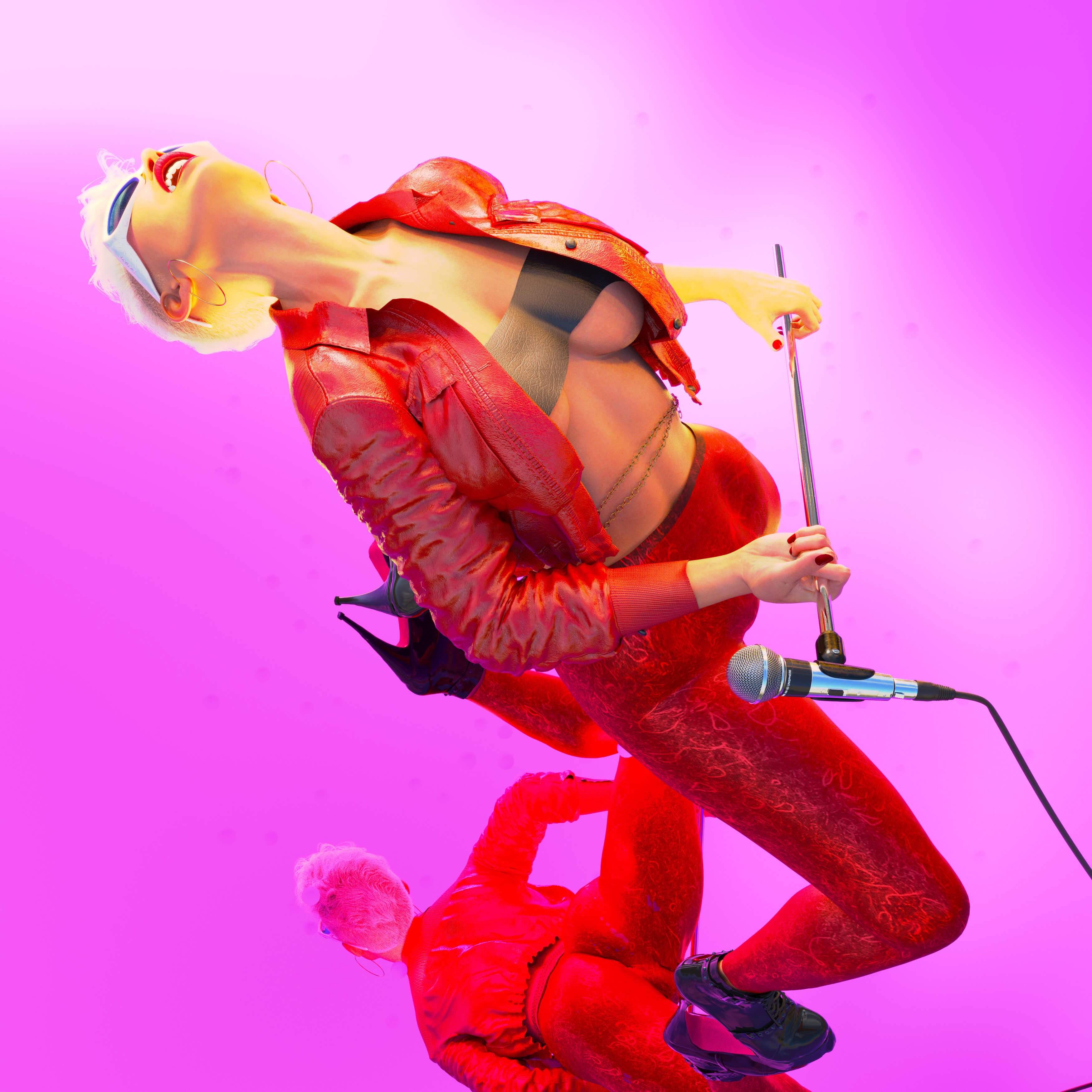 American Idol 3D Render, Digital Artwork by Voxxa